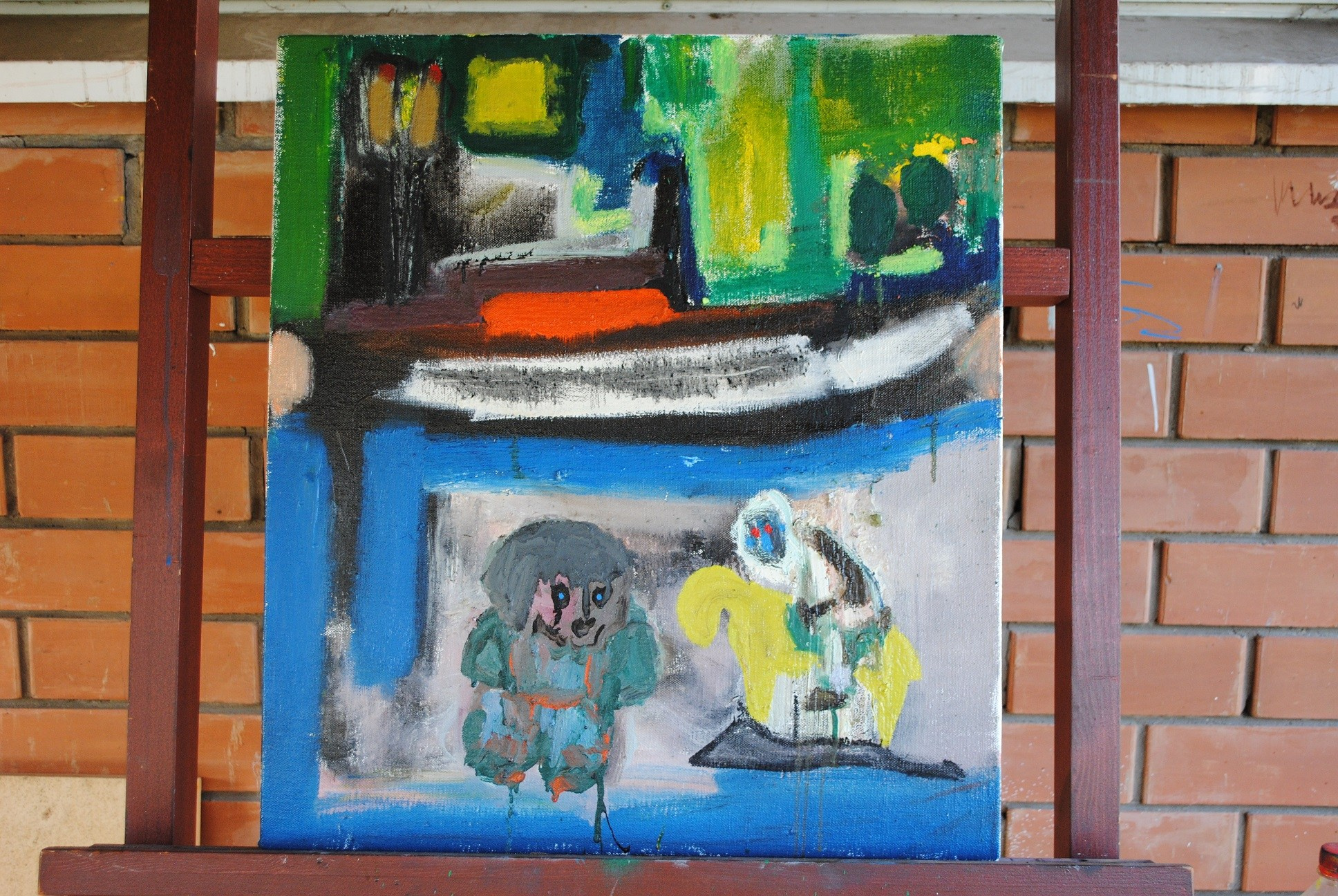 In my studio. Художник Артем Диатян искусство Москва