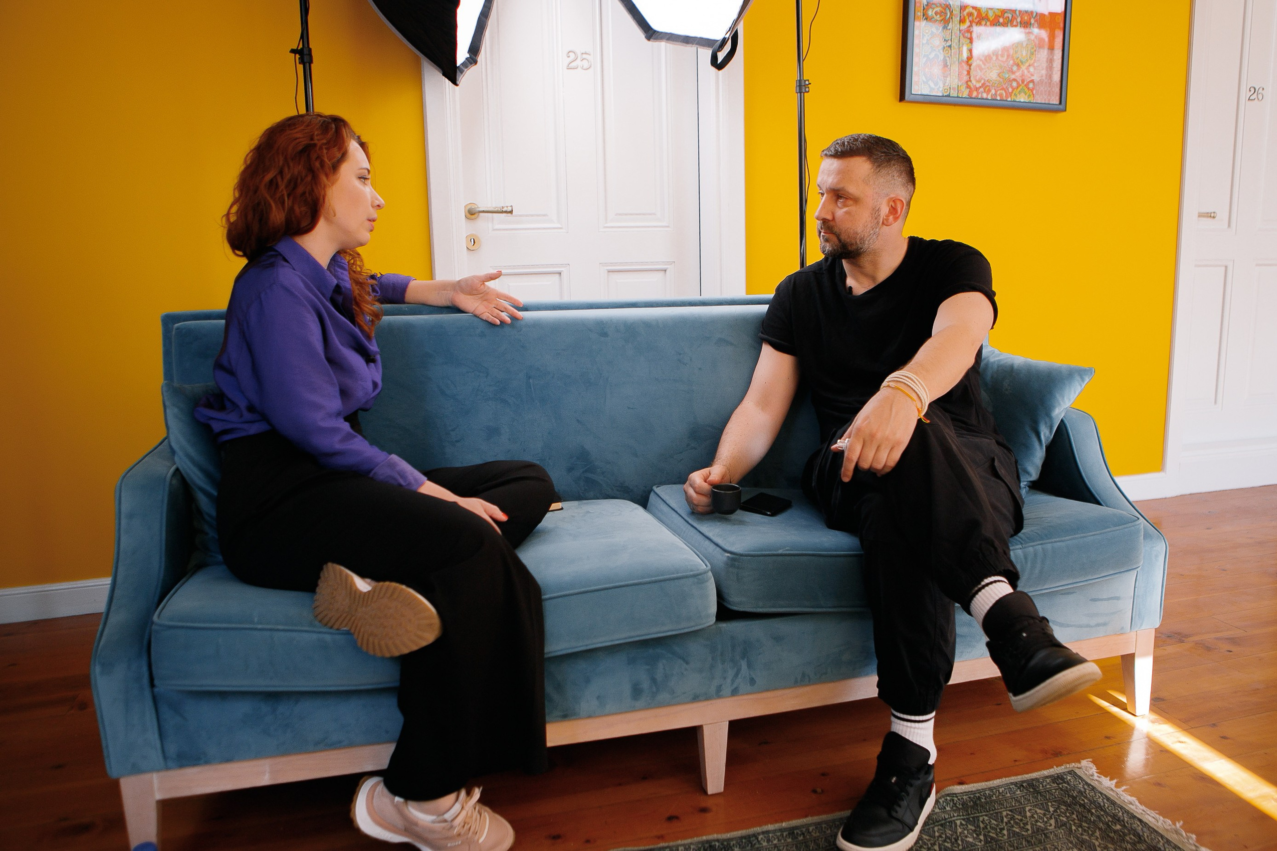 Интервью Ирины Шихман с Русланом Белым. Фотограф Анастасия Кулешова