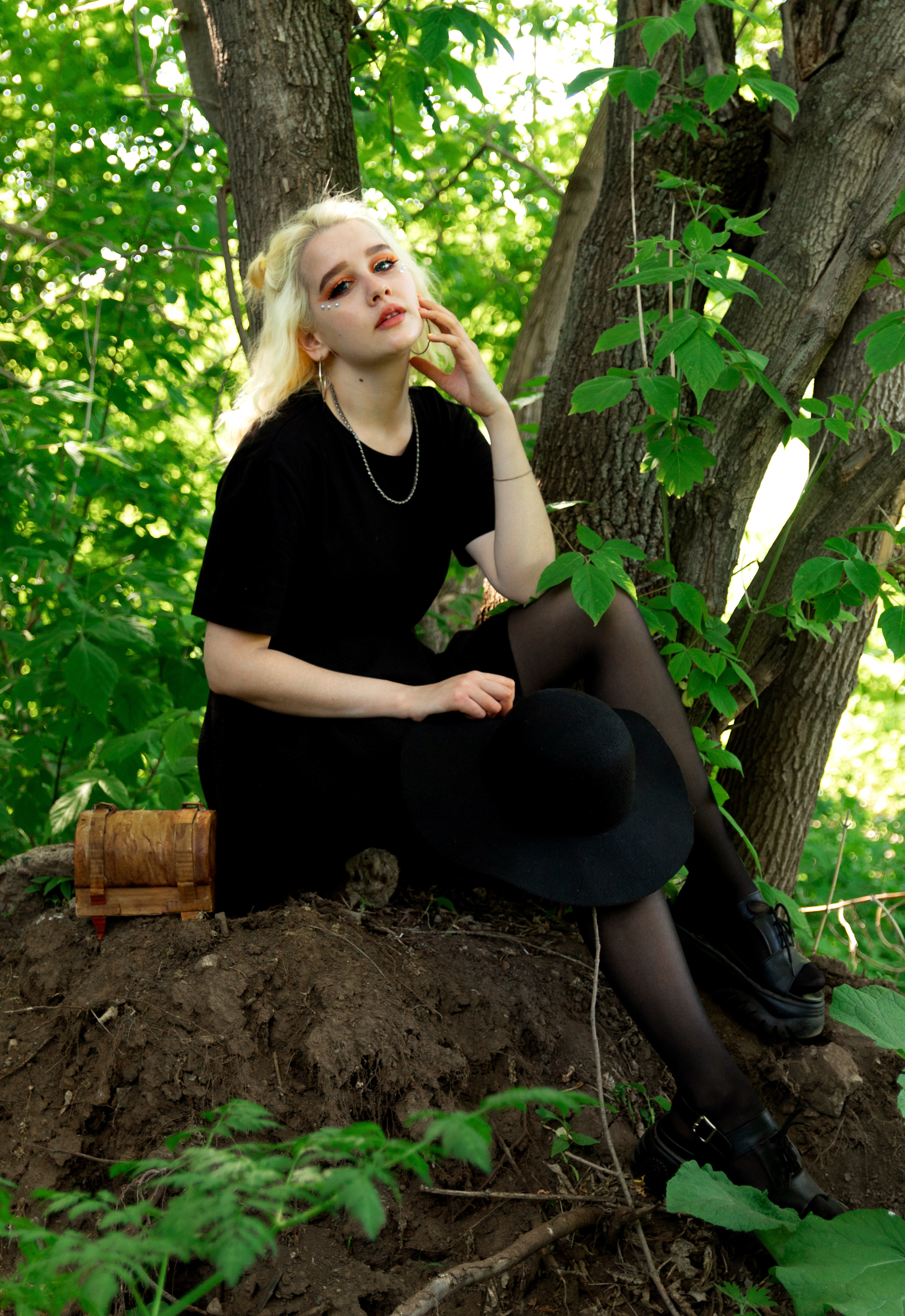 Портретная фотосессия на природе. Мастерская кадра. Фотограф в Санкт-Петербурге Байкова Ангелина