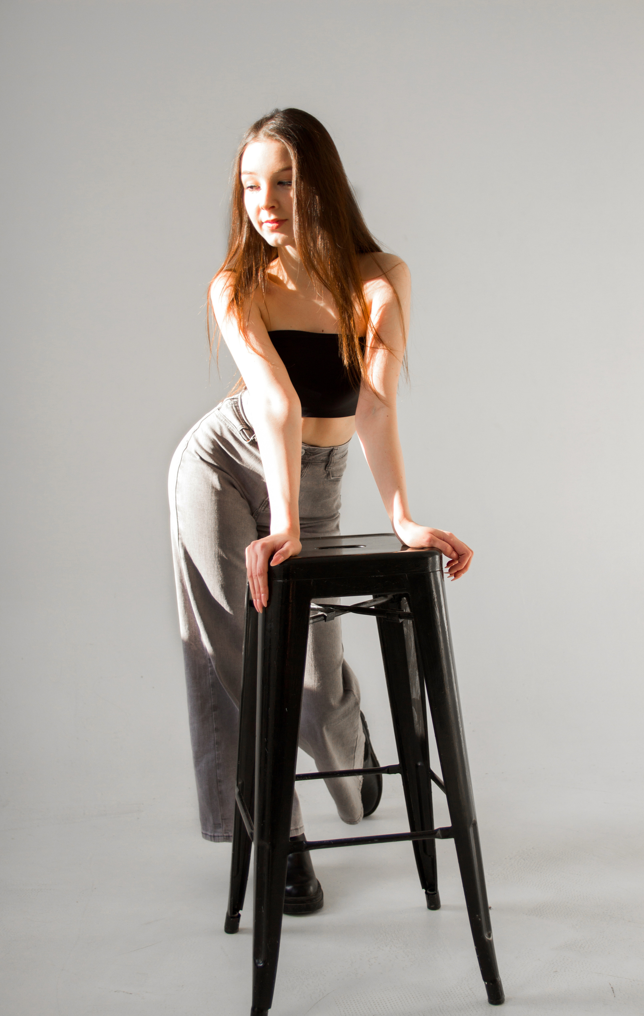 Портретная фотосессия в студии. Мастерская кадра. Фотограф в Санкт-Петербурге Байкова Ангелина