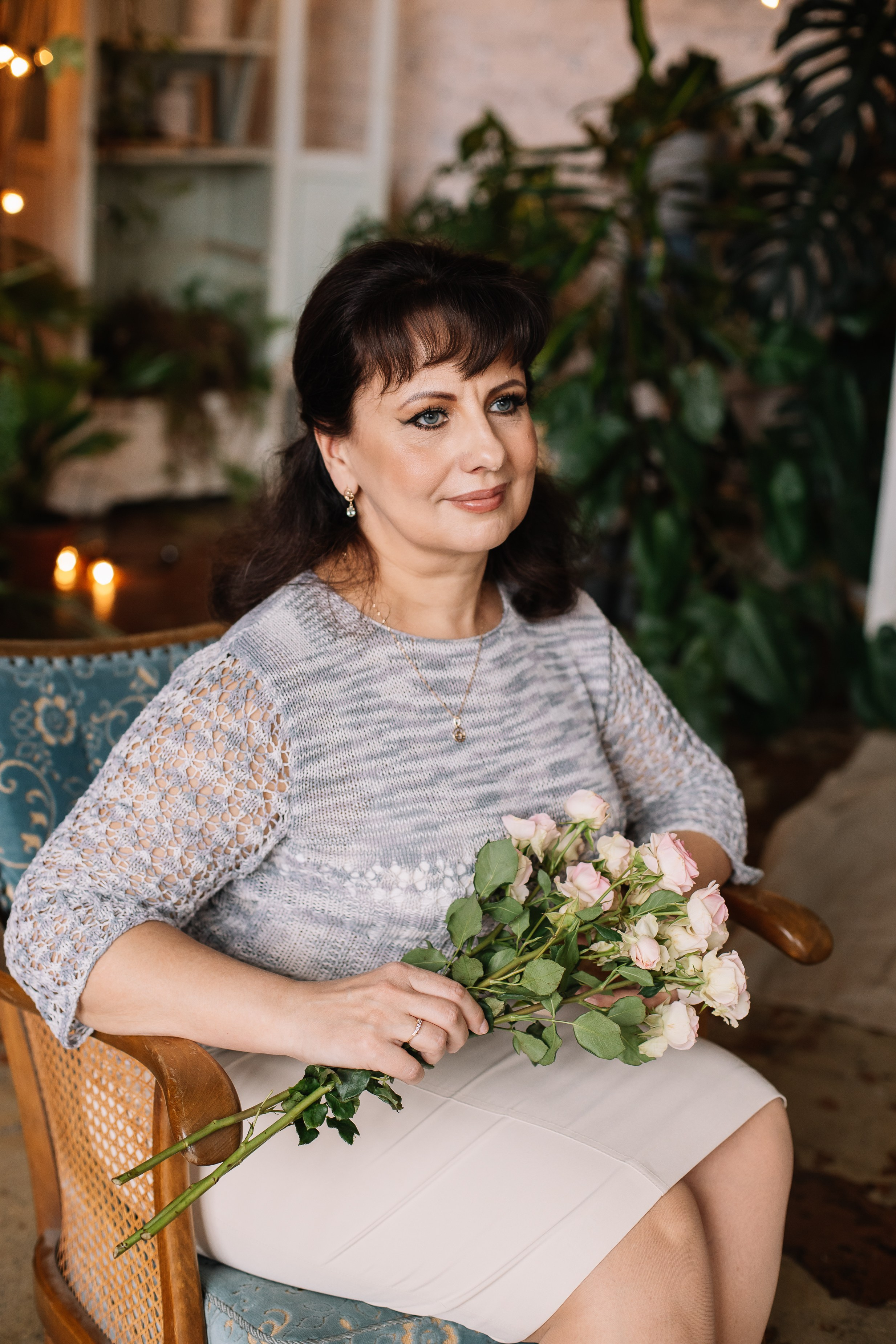 Наталья с большой семьей. Семейный фотограф Трусова Евгения в Екатеринбурге