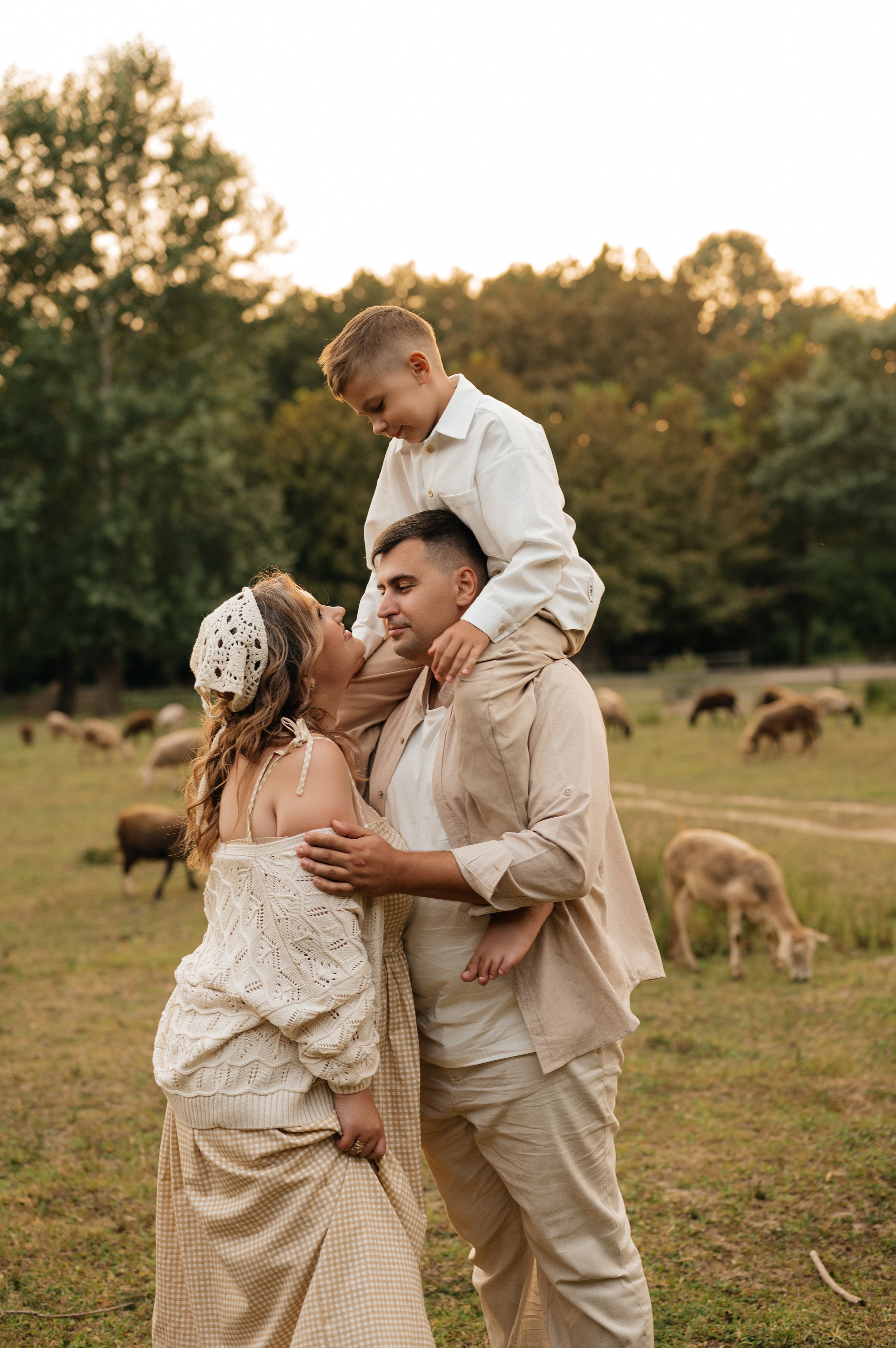 Семейная фотосессия на ферме. Свадебный и семейный фотограф в Краснодаре Алина Мельник