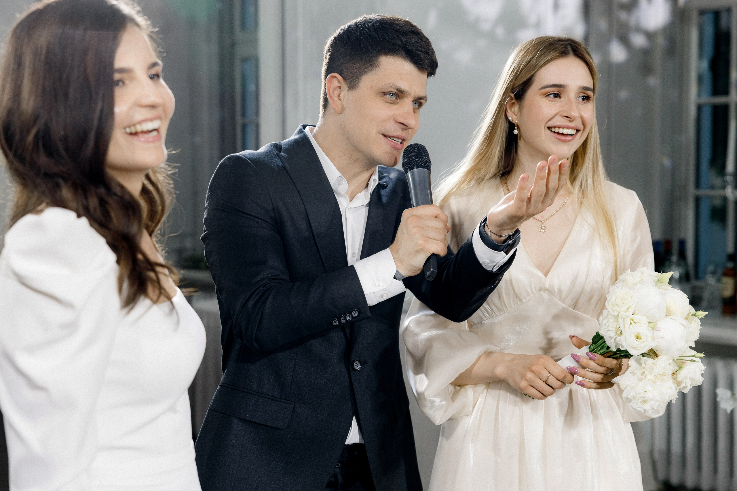 Свадебный ужин в Ресторане Michel на Красной Пресне. Свадебный фотограф в Москве и Санкт-Петербурге Денис Ходюков