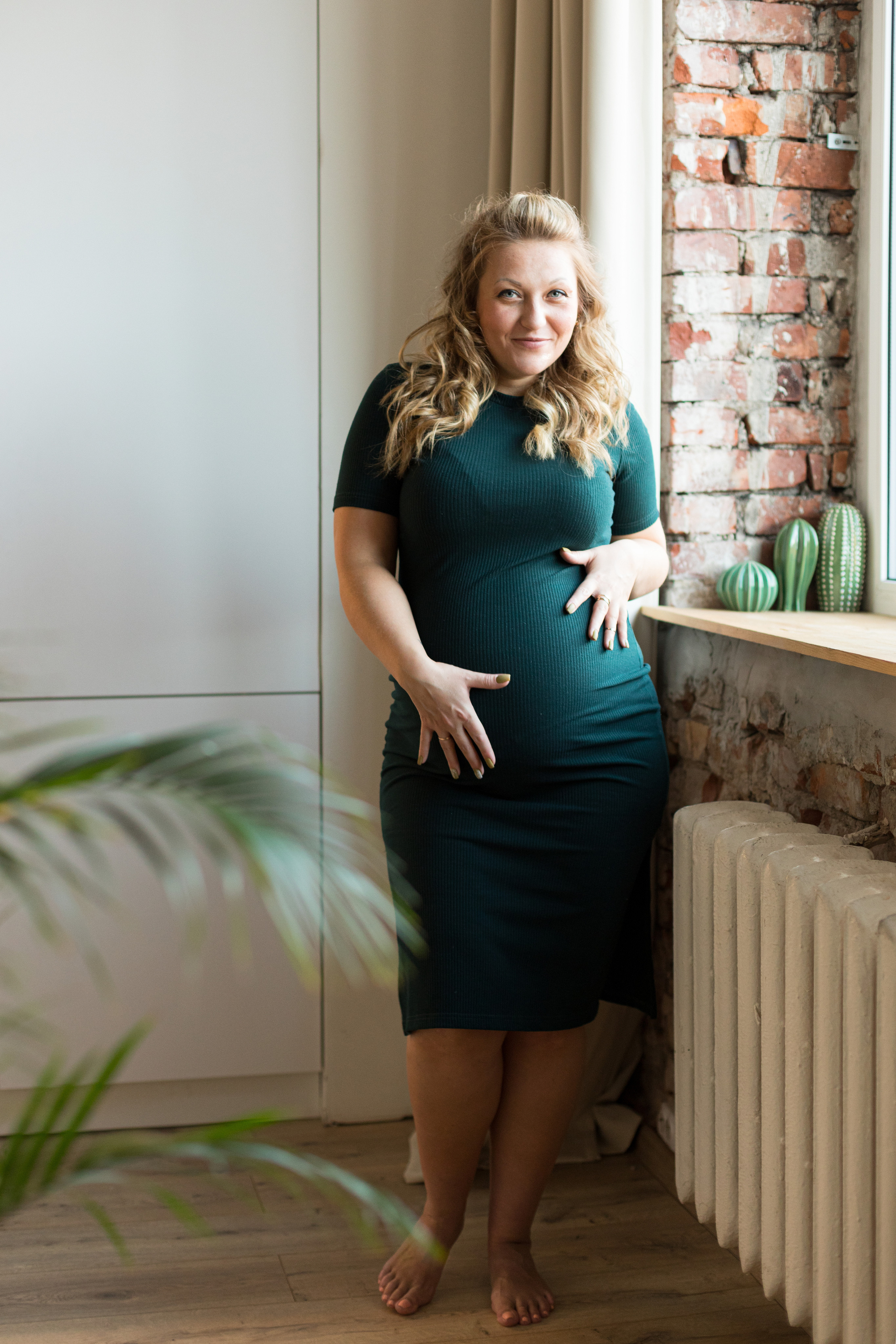 Фотосессия беременности в фотостудии. Детский и контент фотограф Надя Волкова Санкт-Петербург