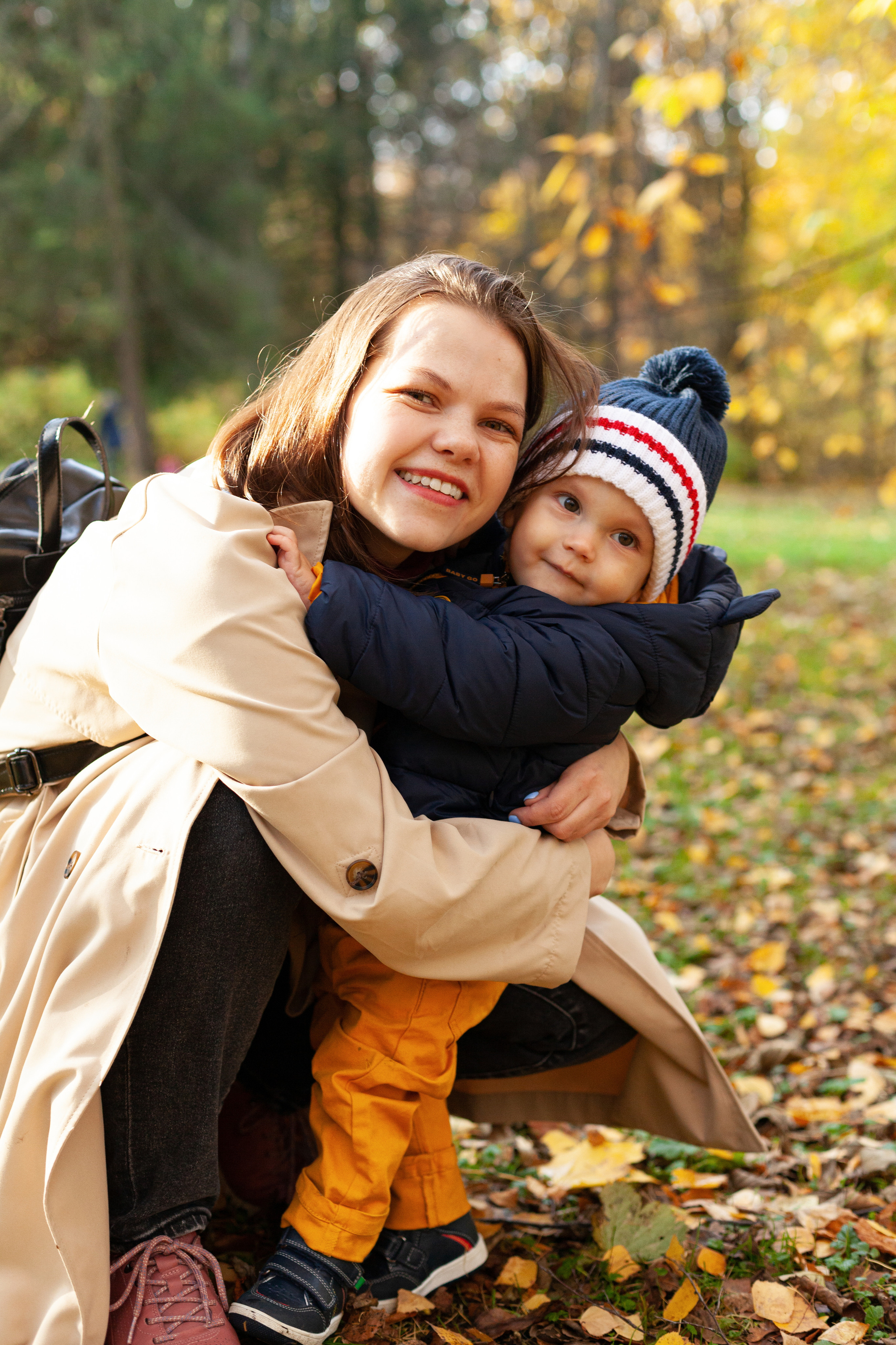 Осенняя семейная фотопрогулка на острове Елагин. Детский и контент фотограф Надя Волкова Санкт-Петербург