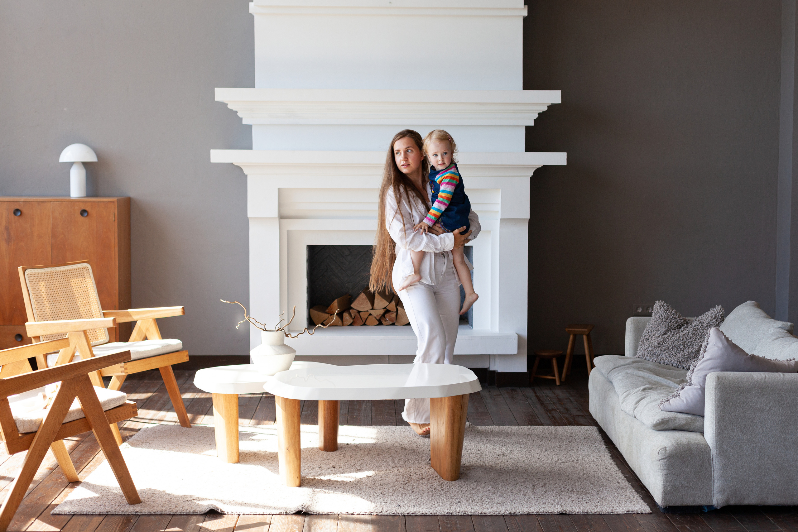 Фотосессия бабушки, мамы и дочки в фотостудии. Детский и контент фотограф Надя Волкова Санкт-Петербург