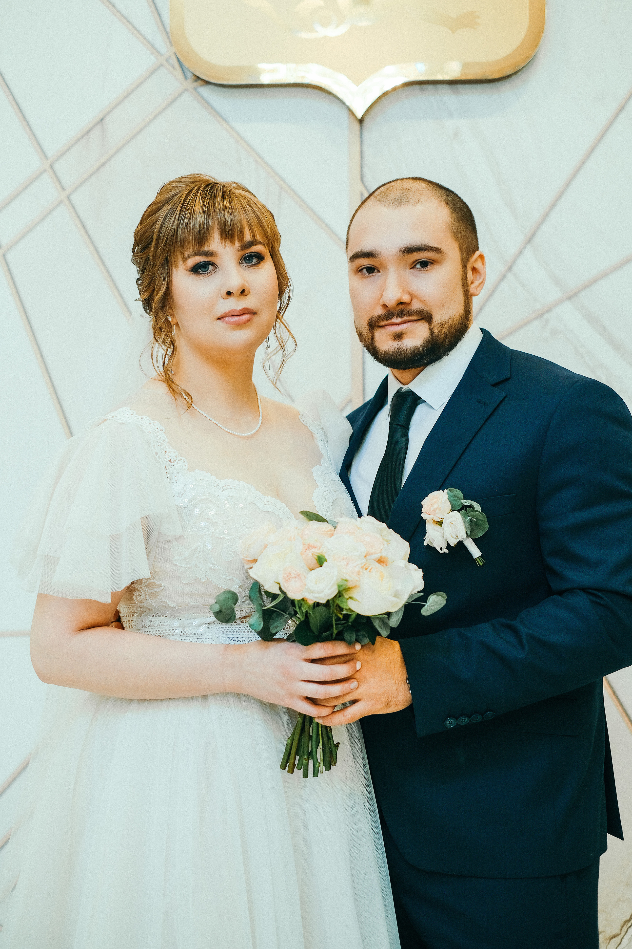 Свадебная фотосессия в ЗАГС. Молодая пара жених и невеста. Свадебные фотосессии. Wedding photosession