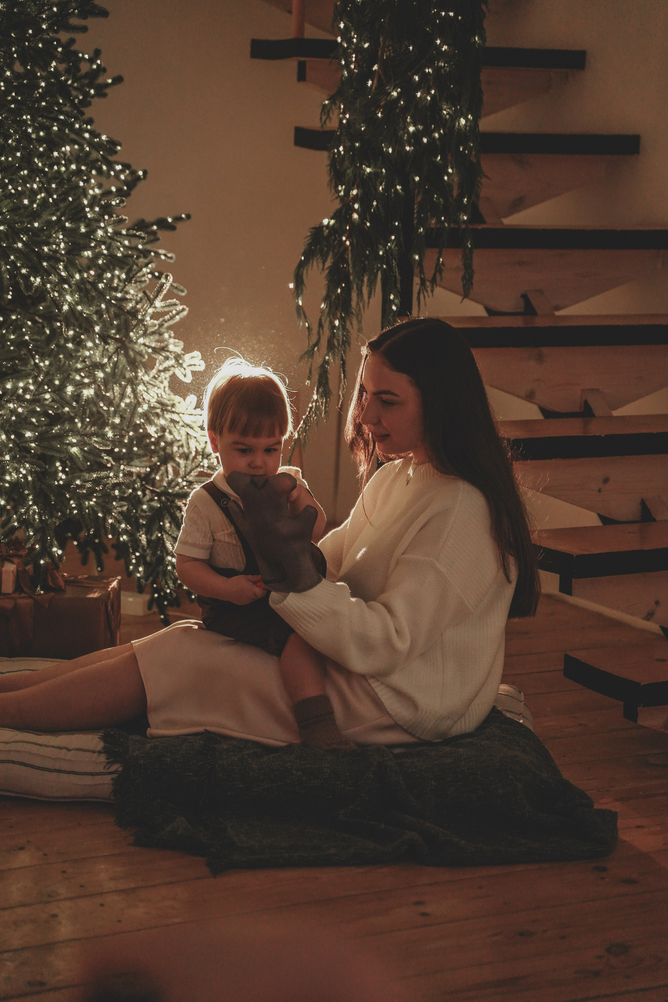 Новогодняя ночная фотосессия. Семейный и женский фотограф в Краснодаре Анастасия Приймак