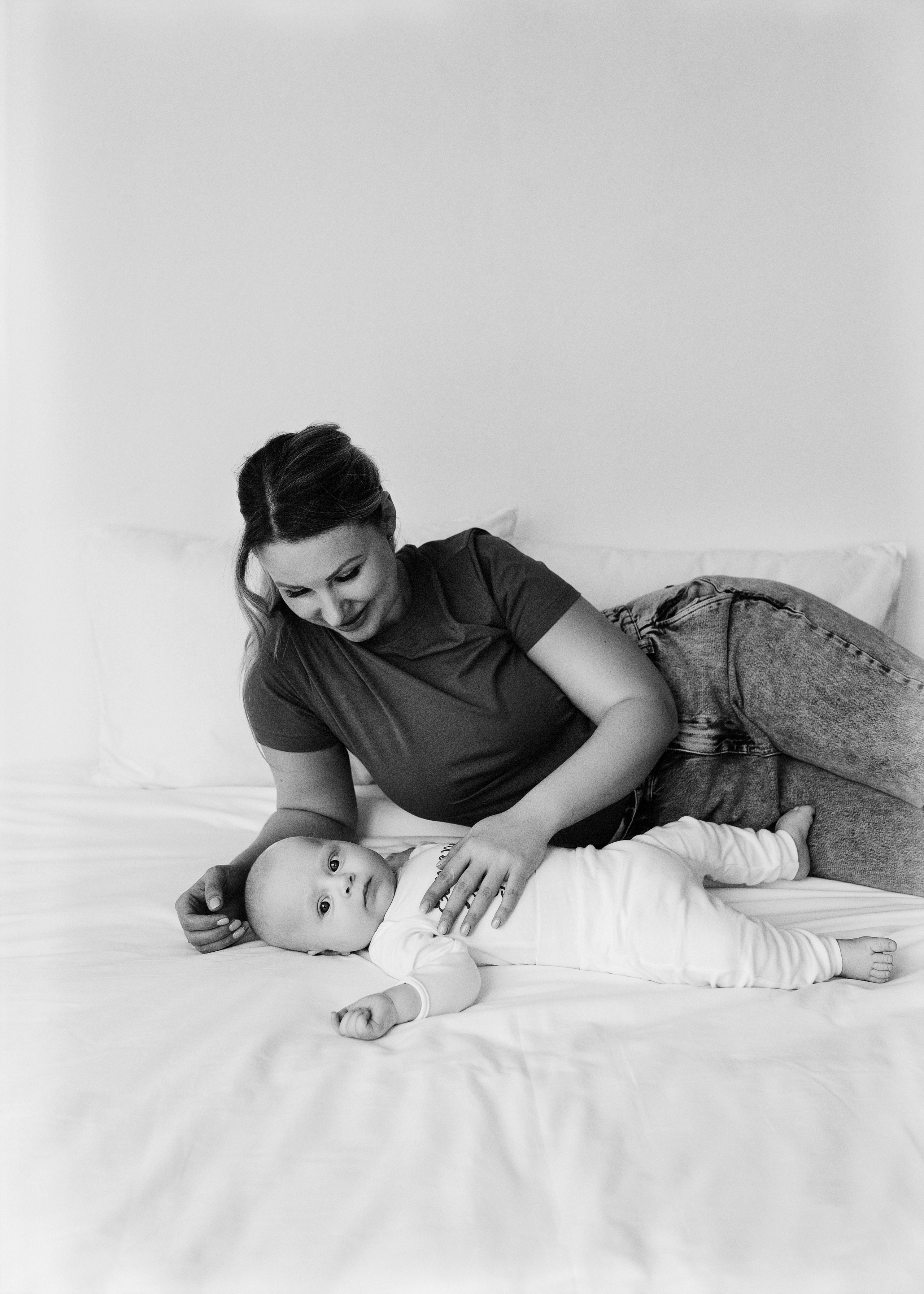 Студийная съёмка, малышу 4 месяца