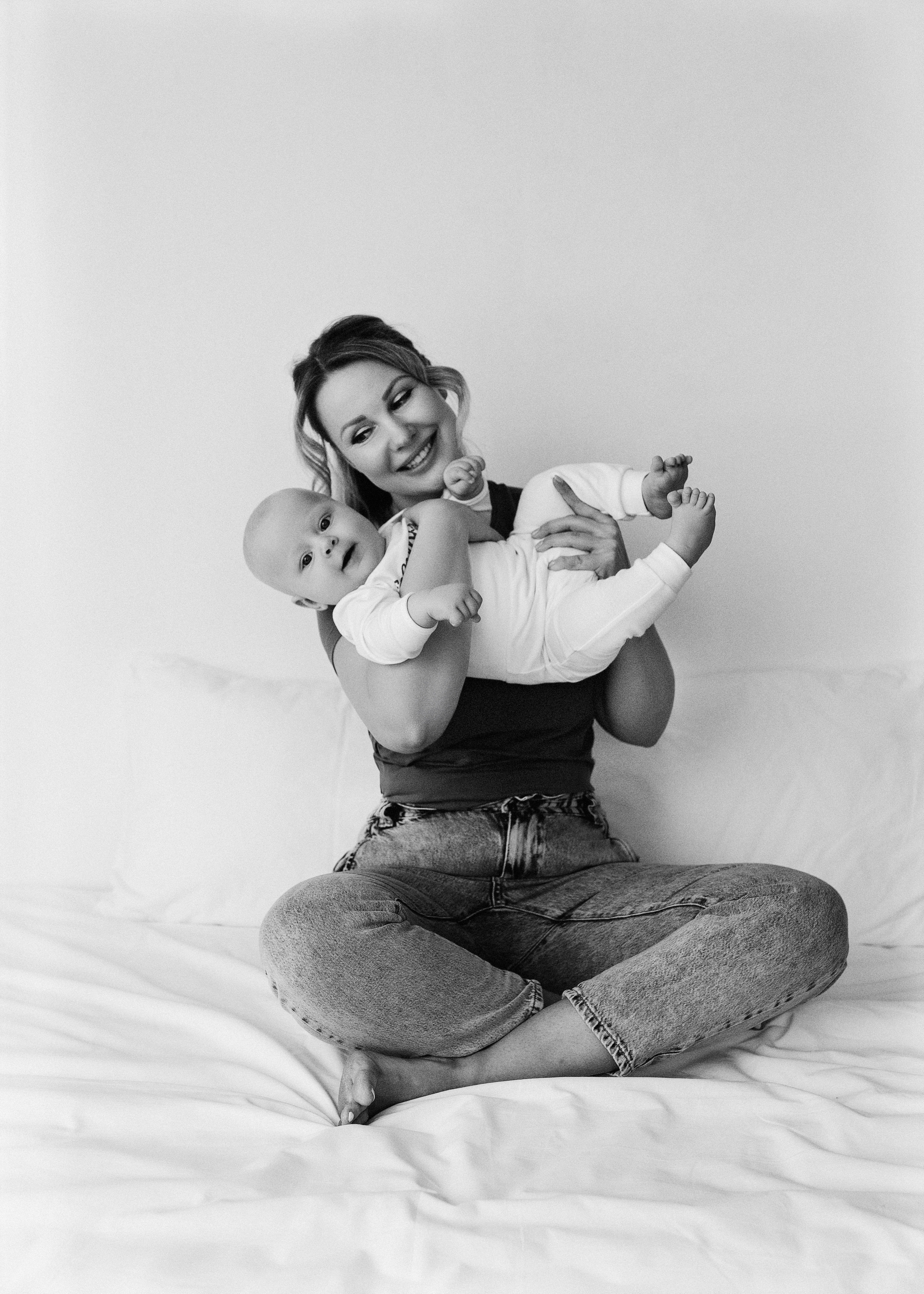 Студийная съёмка, малышу 4 месяца