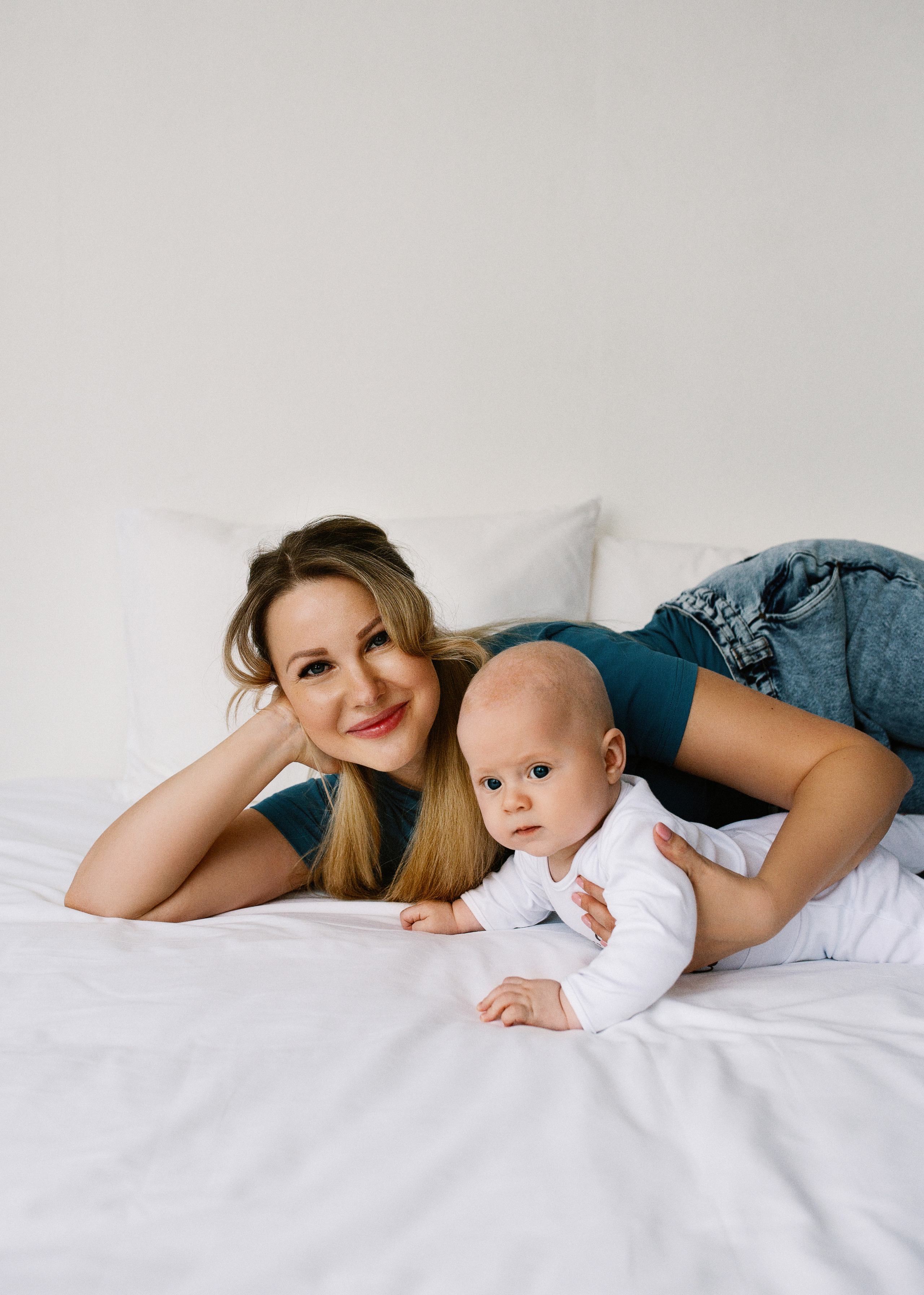 Студийная съёмка, малышу 4 месяца