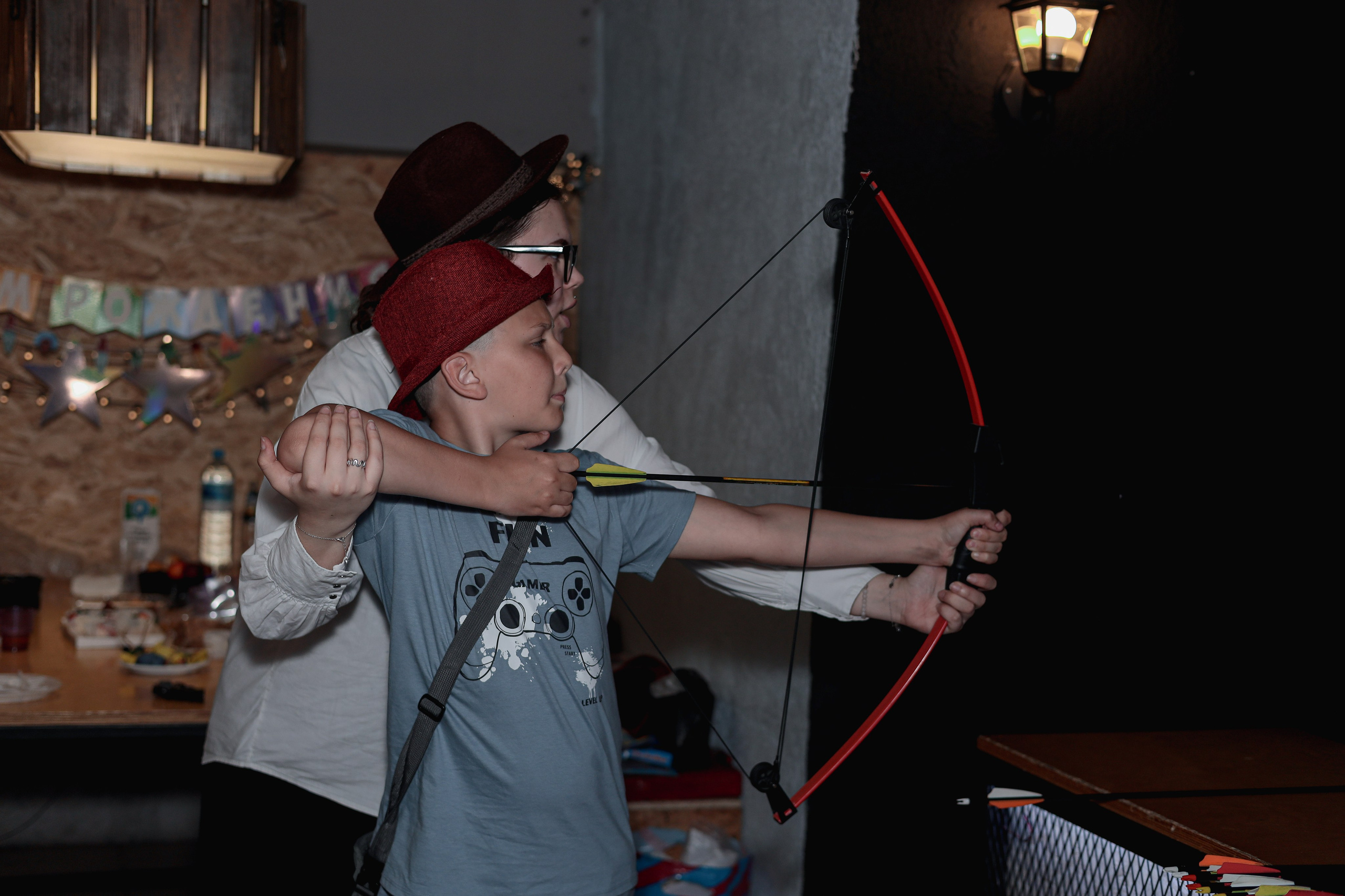 День рождение в стрелковом клубе. Фотограф Надршина Лилия