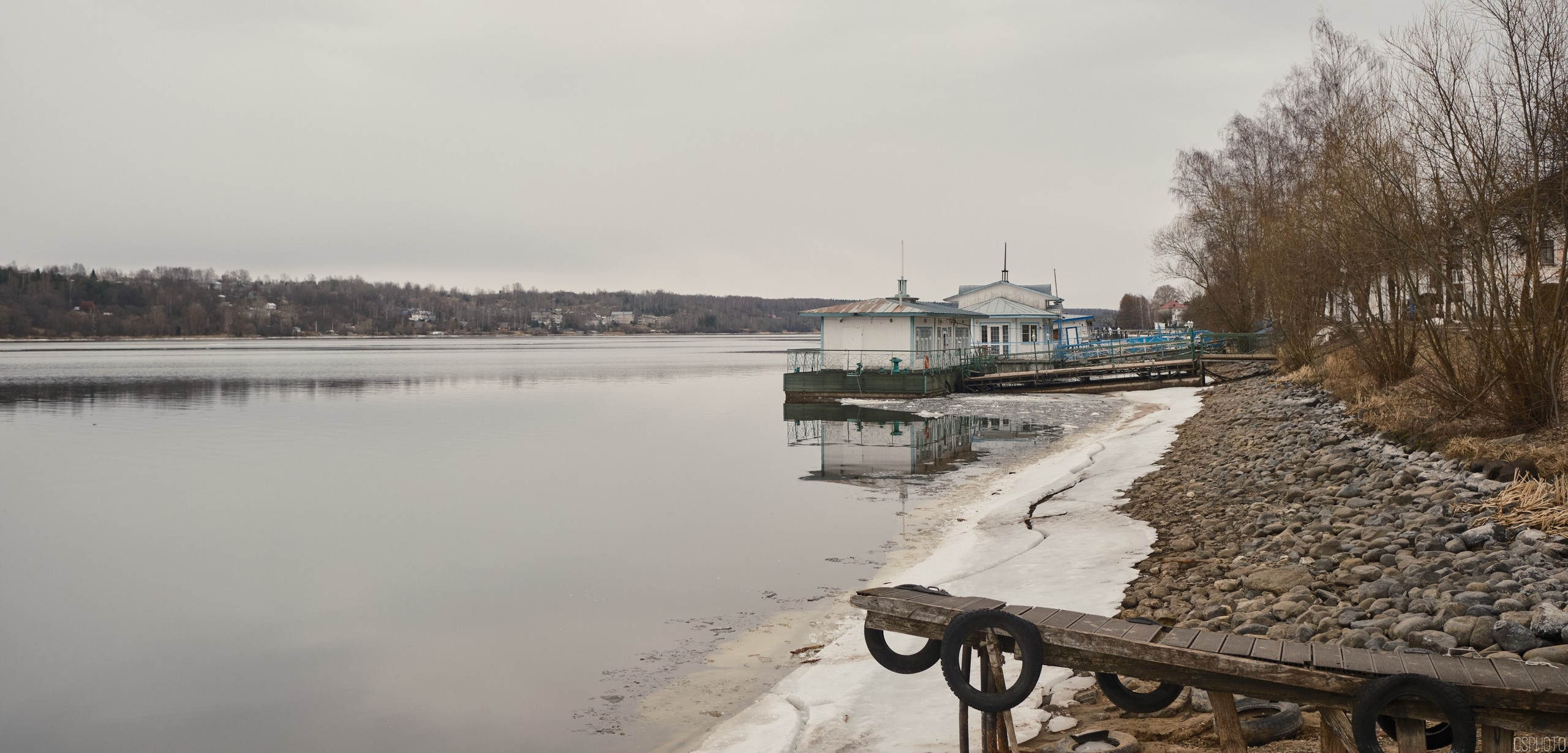 Плёс. Волга. Март. Фотографъ Сергѣевъ. Поймать мгновеніе