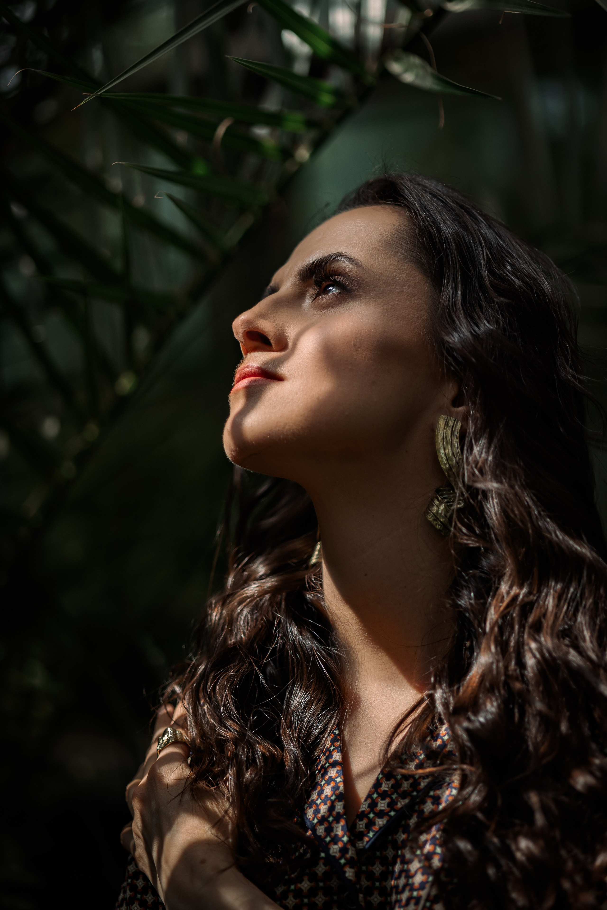 В оранжерее Ботанического сада. Семейный, женский фотограф Москве Лиза Лутцева