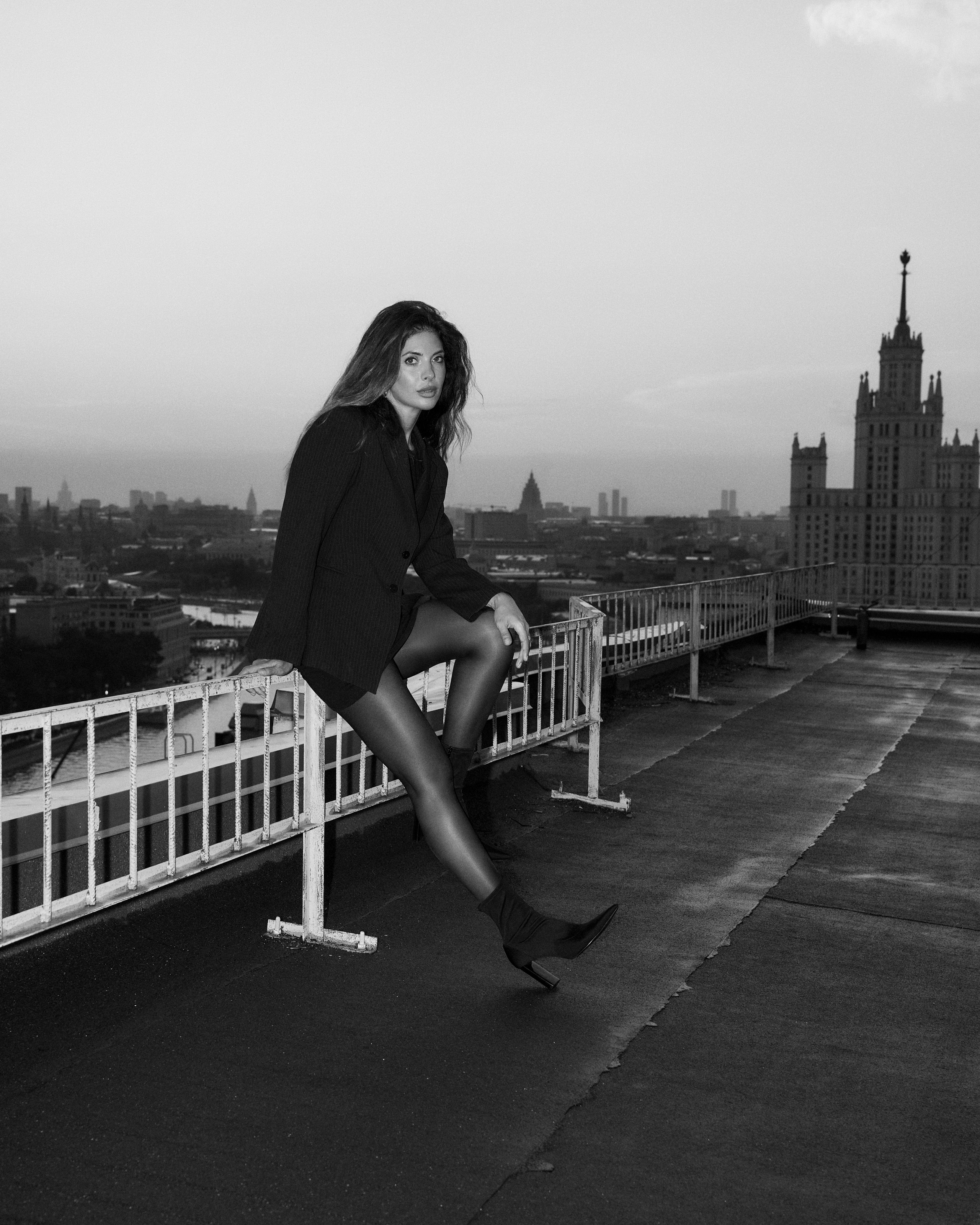 Фотосессия на крыше в Москве