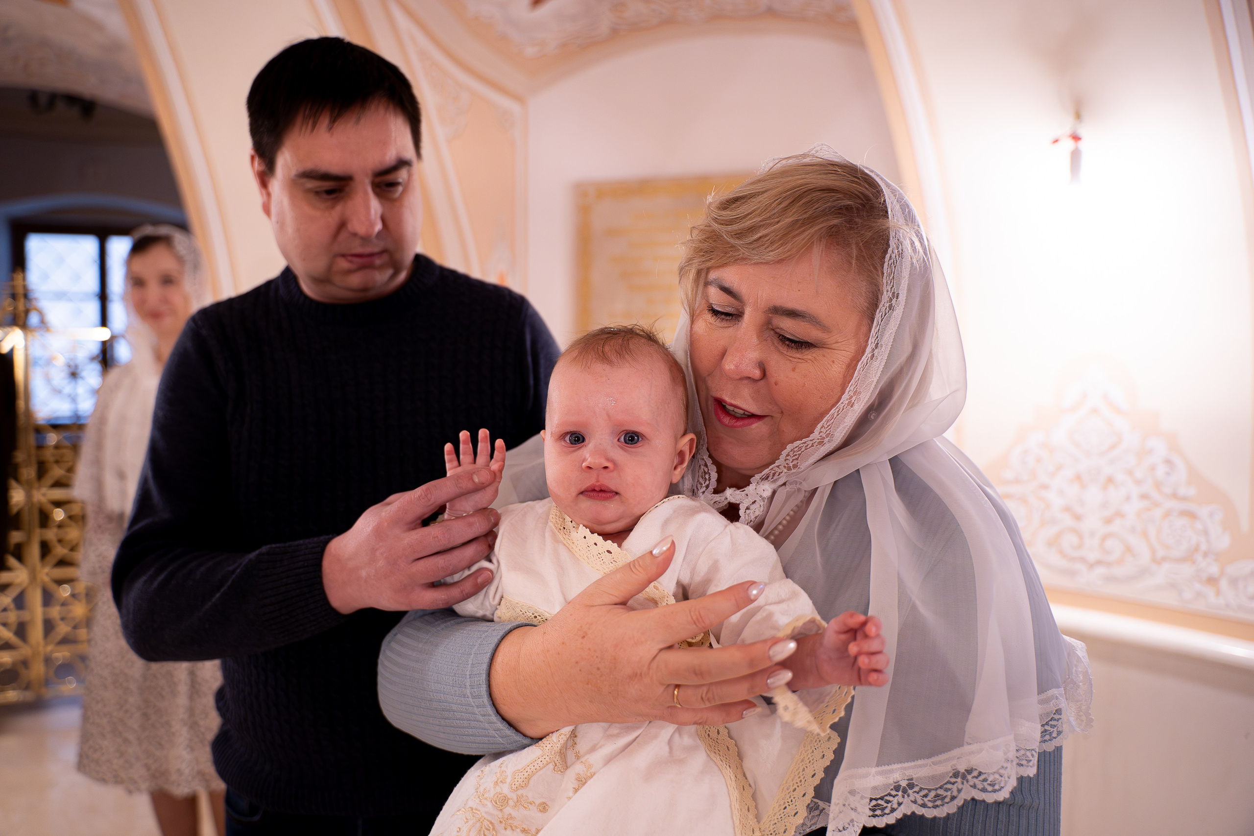 Двойное крещение. Фотограф на роды Москва Ольга Летучева