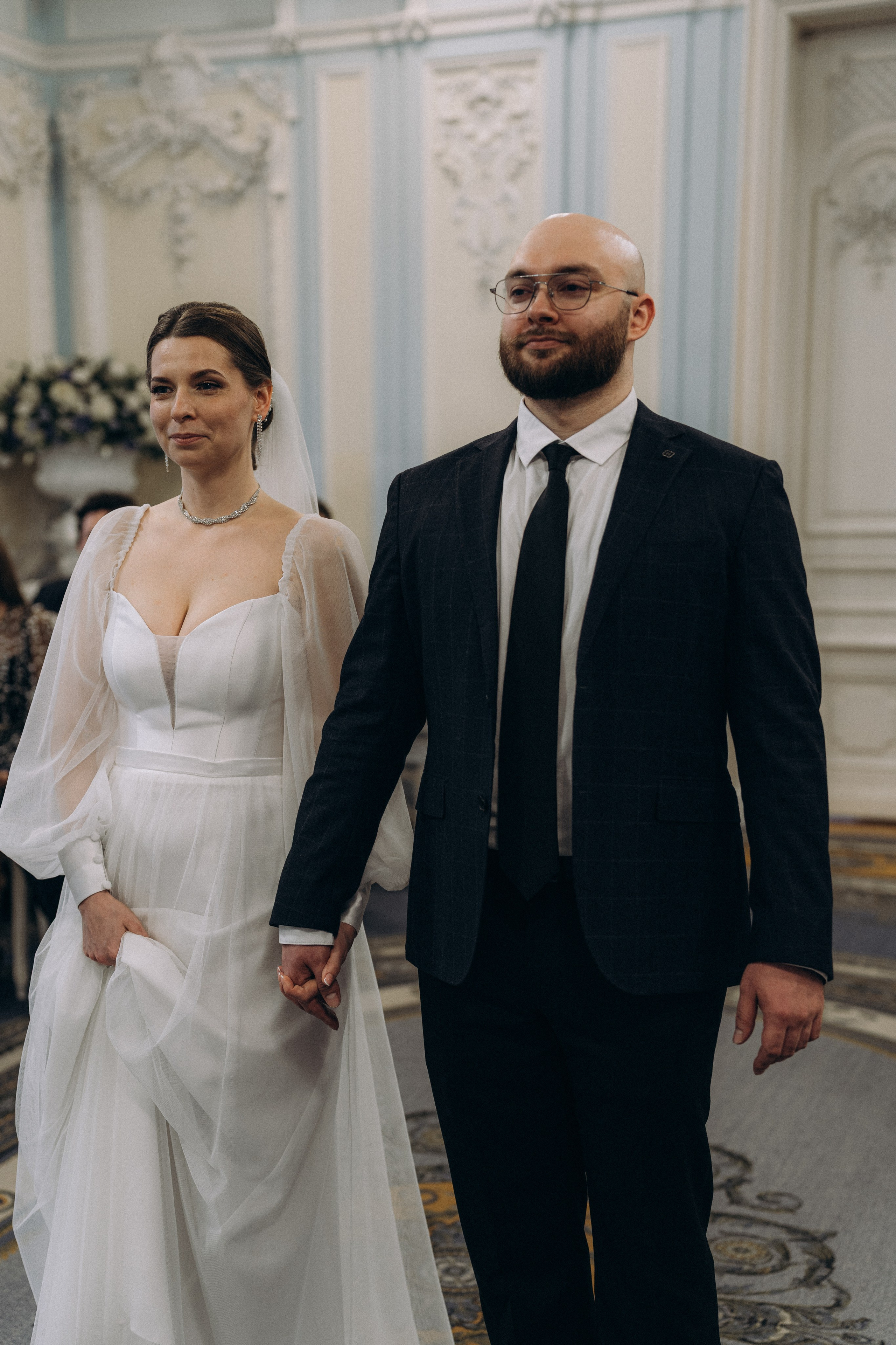 СВАДЕБНАЯ СЬЕМКА ВО ВТОРОМ ДВОРЦЕ (ДЕКАБРЬ) ТАКЖЕ СЬЕМКА В СТУДИИ НА ЧЕРНЫШЕВСКОЙ. Профессиональный фотограф, Санкт-Петербург — Виктория Богомолова