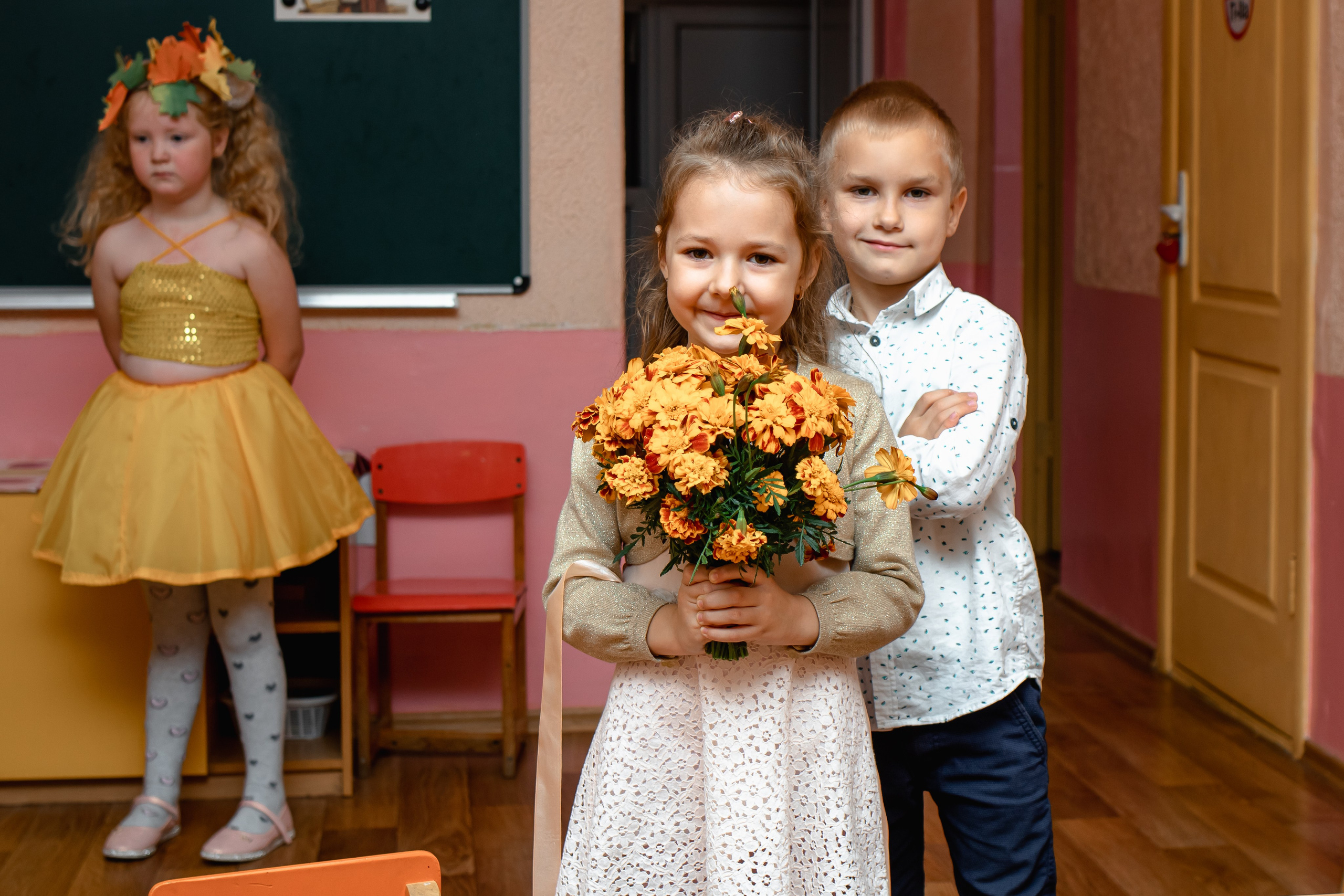 Осенний праздник в детском саду. Маргарита. Семейный фотограф в Минске Приболовец Светлана