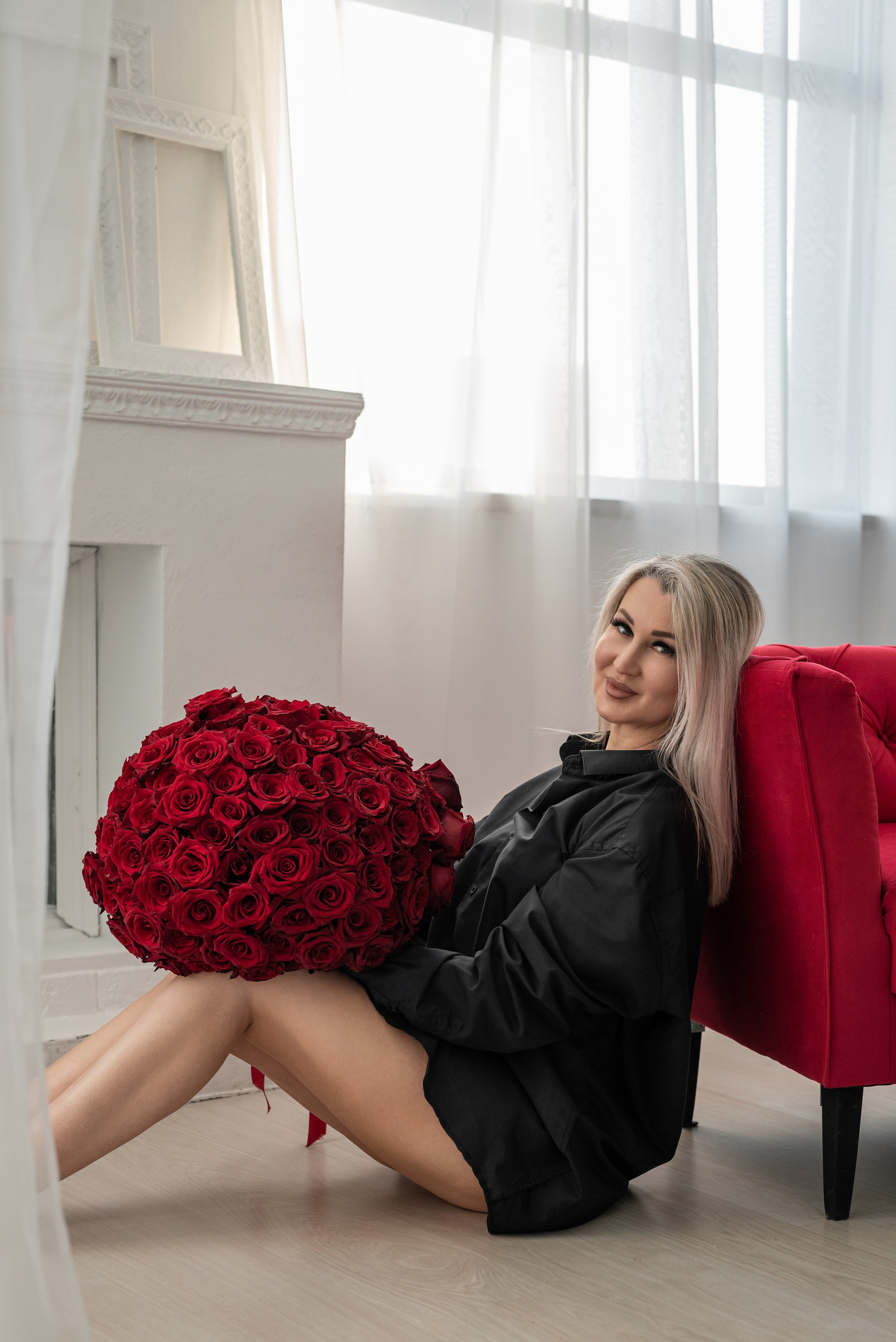 Фотопроект *101 красная роза* 2025 г. Фотограф в городе Салават