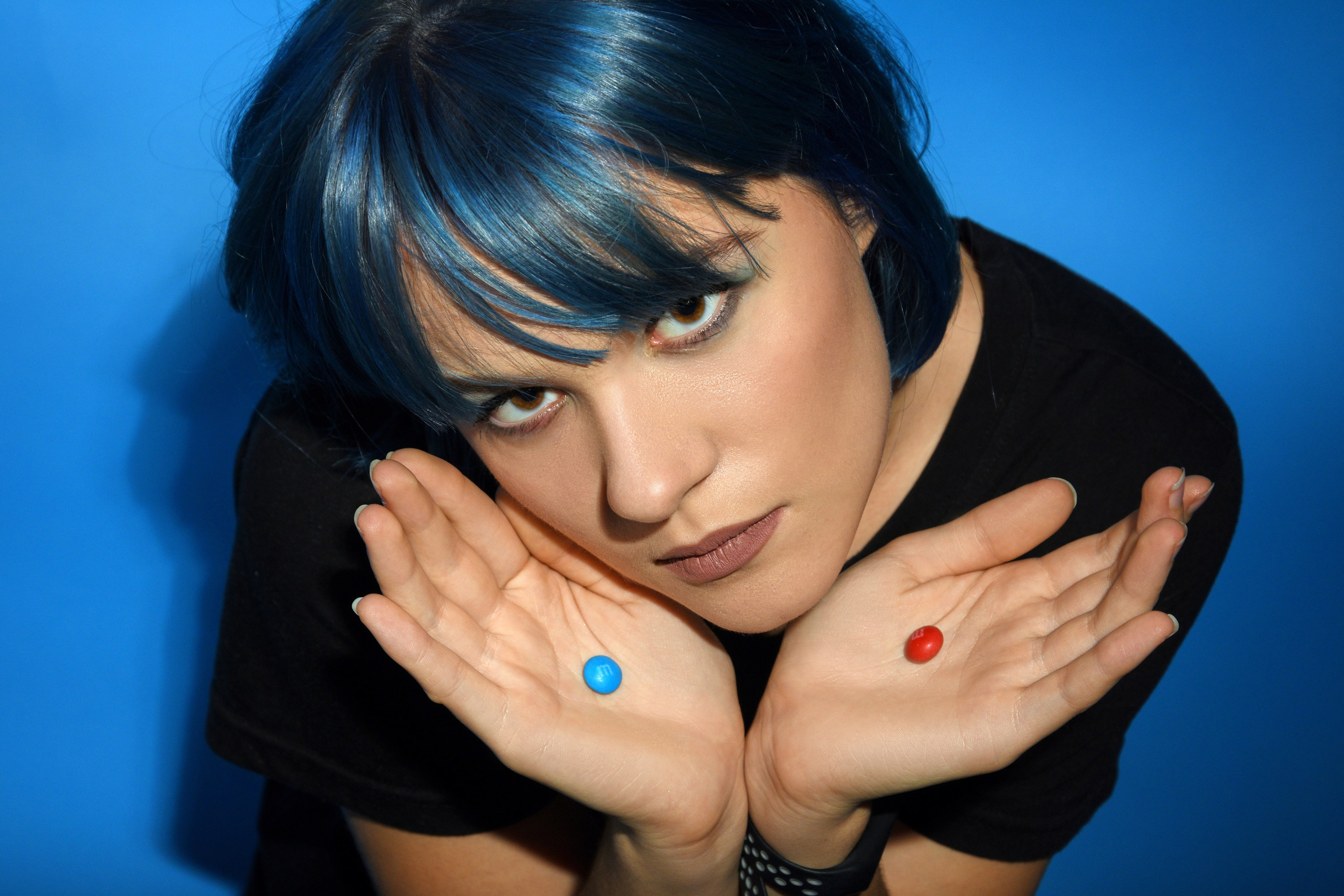 Blue hair. Фотограф Сергей Феденко