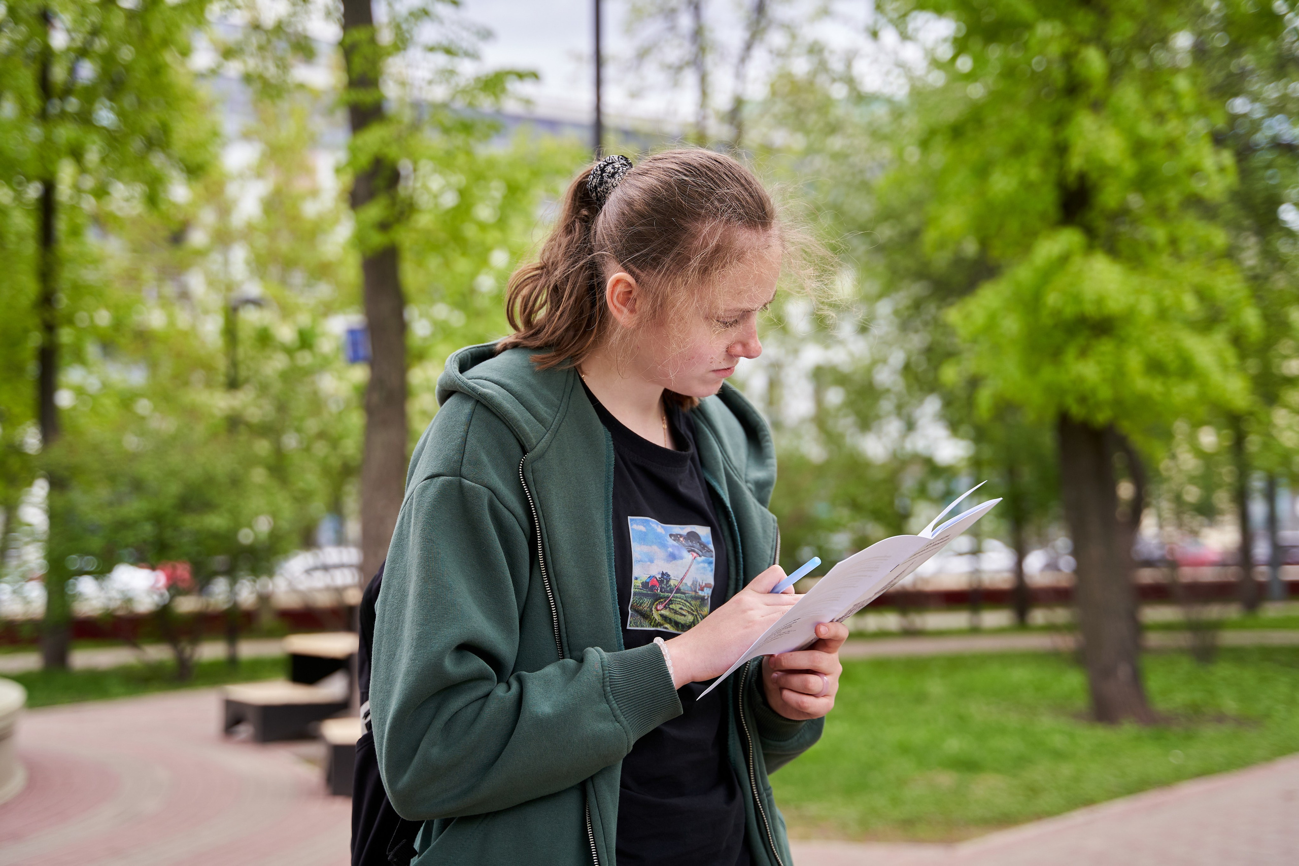 Городской квест в рамках регионального фестиваля «Учись без границ». Репортажный фотограф Вилянов Евгений. Нижний Новгород