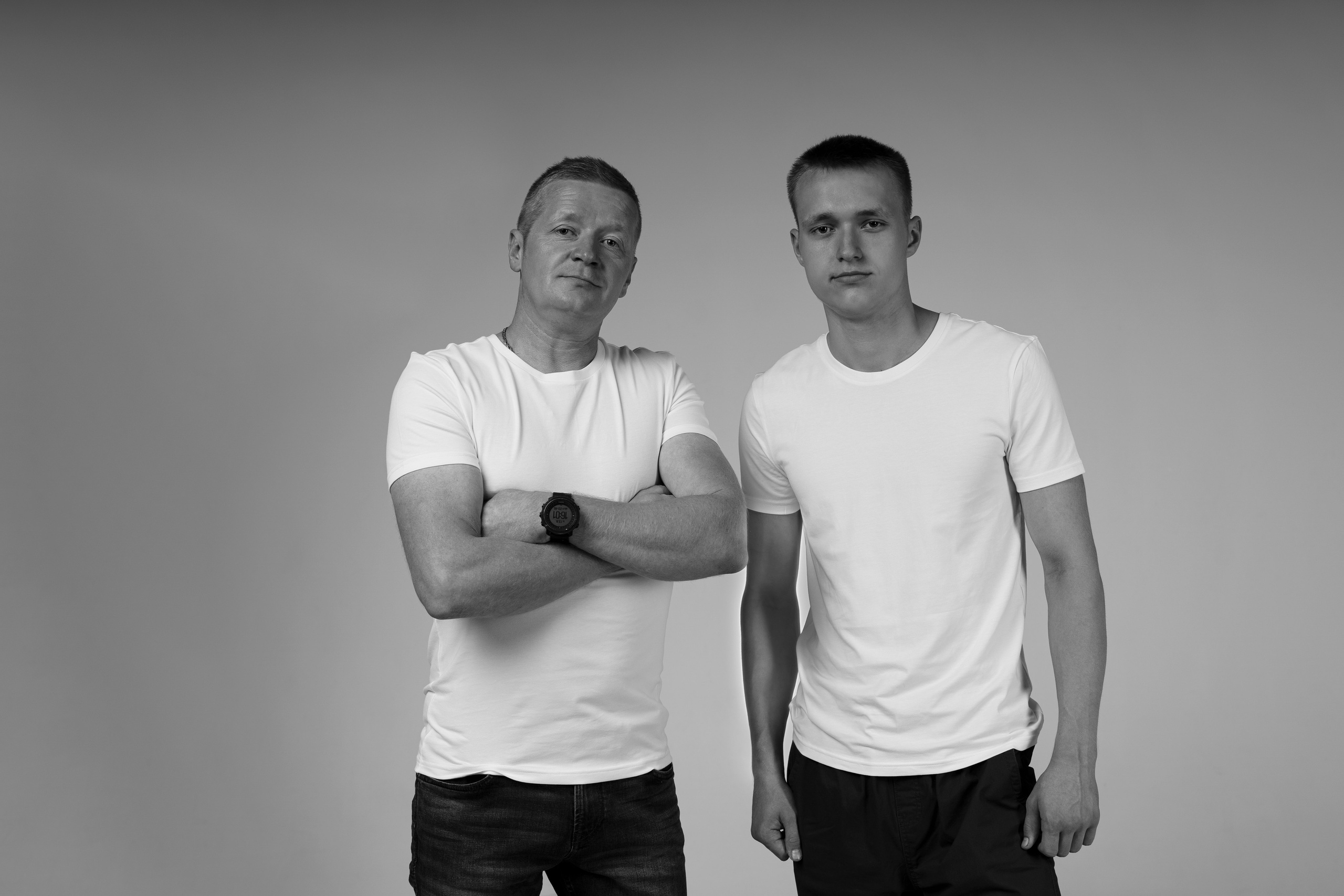 Павел с сыном. Фотограф Анатолий Багрецов г. Архангельск