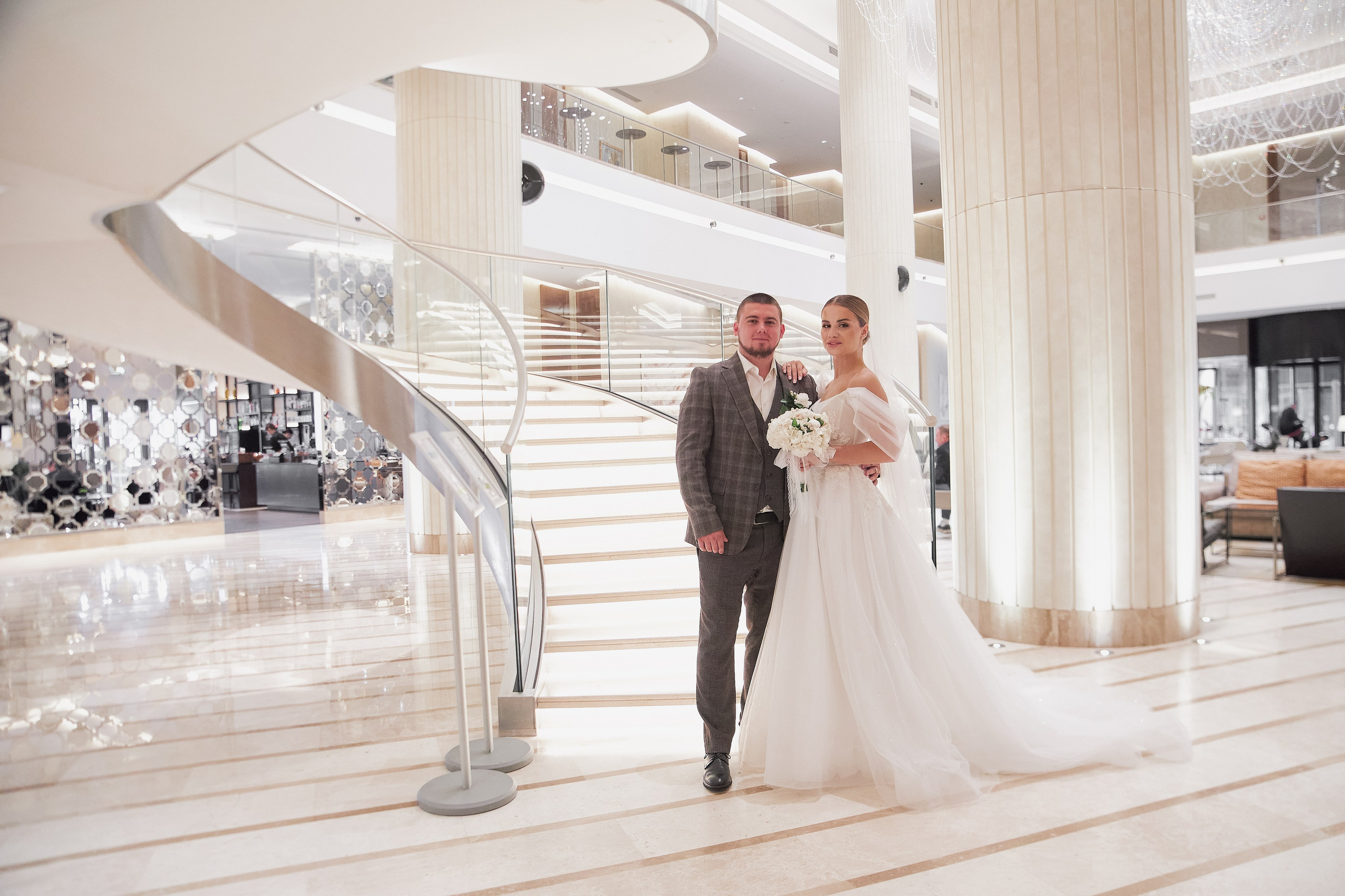 Свадебная фотосессия в Hyatt Regency Moscow