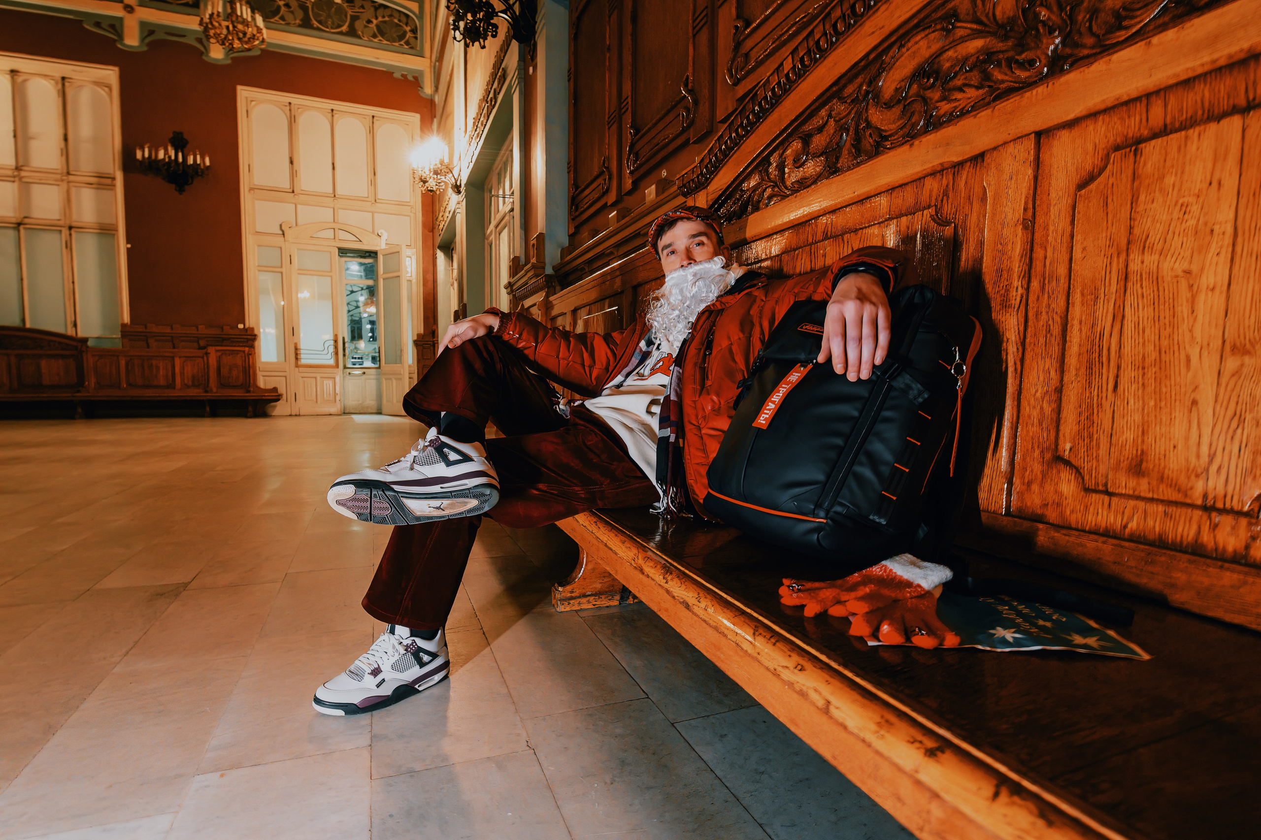 Дед Мороз на стиле. Профессиональный фотограф в Санкт-Петербурге