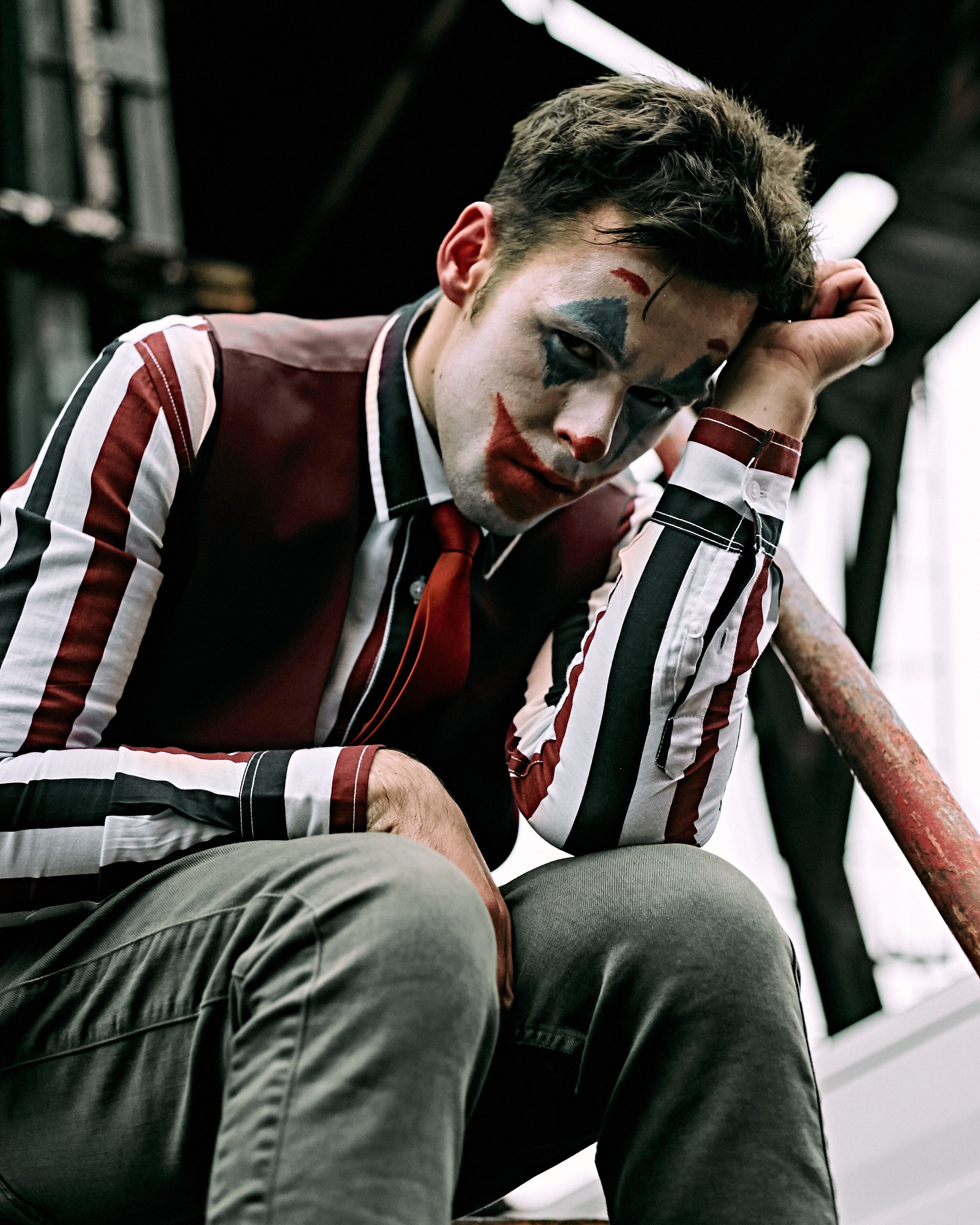 Никита Тюльков в образе Джокера. Визажист в Москве Виктория Шевченко