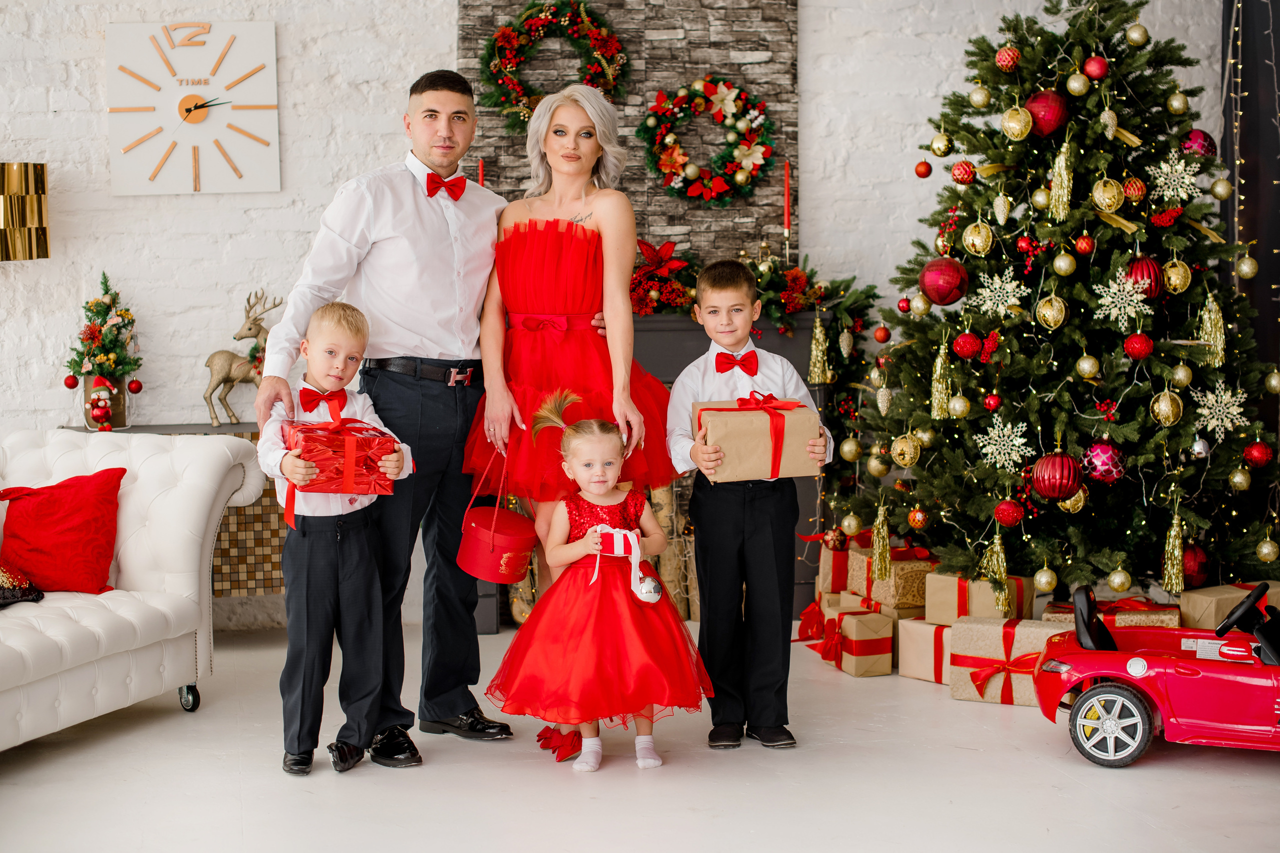 Новогодняя сьемка. Фотограф Анна Качан