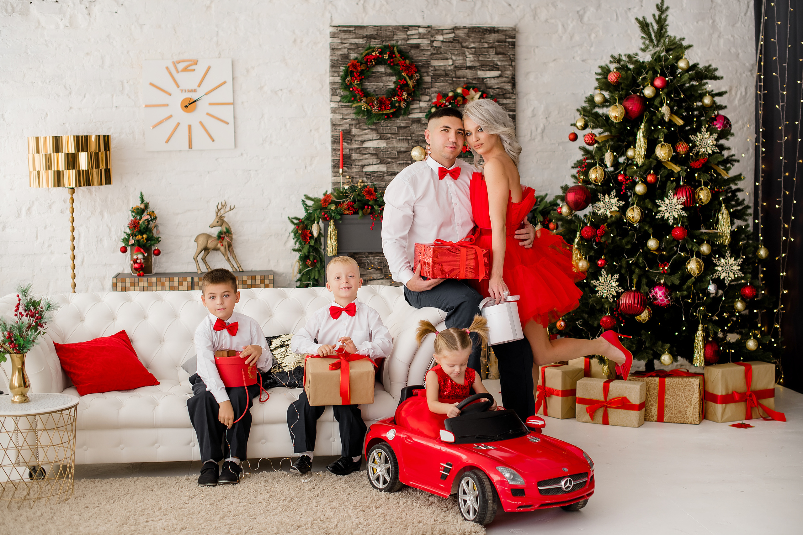 Новогодняя сьемка. Фотограф Анна Качан