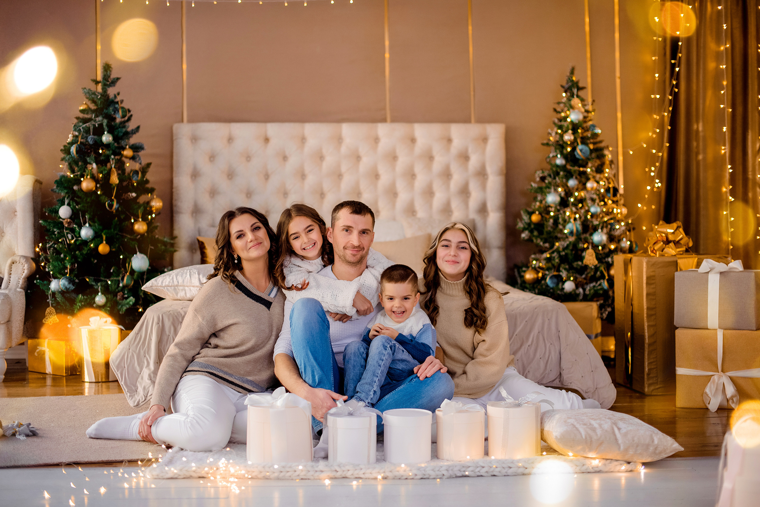 Новогодняя сьемка. Фотограф Анна Качан