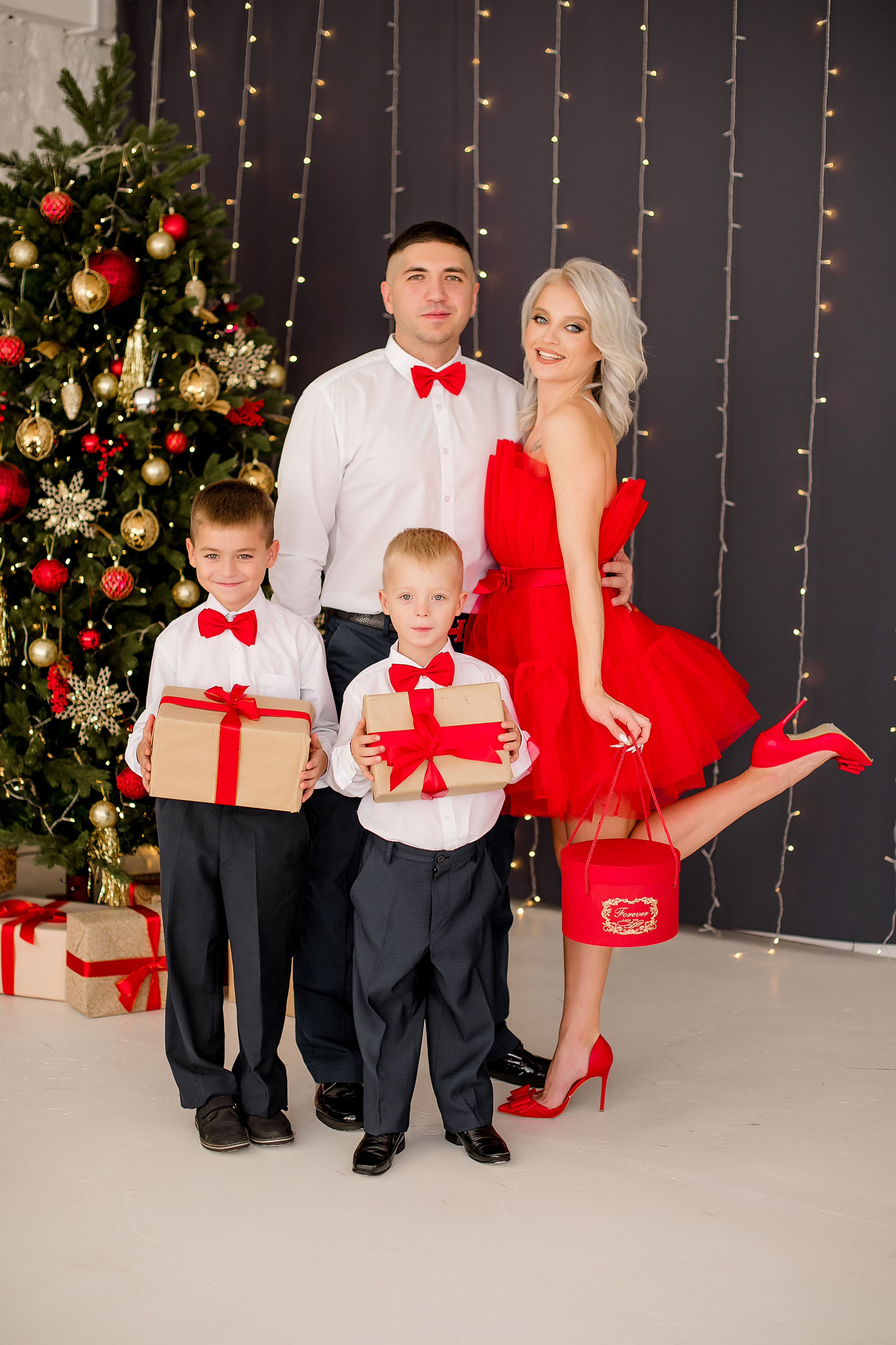 Новогодняя сьемка. Фотограф Анна Качан