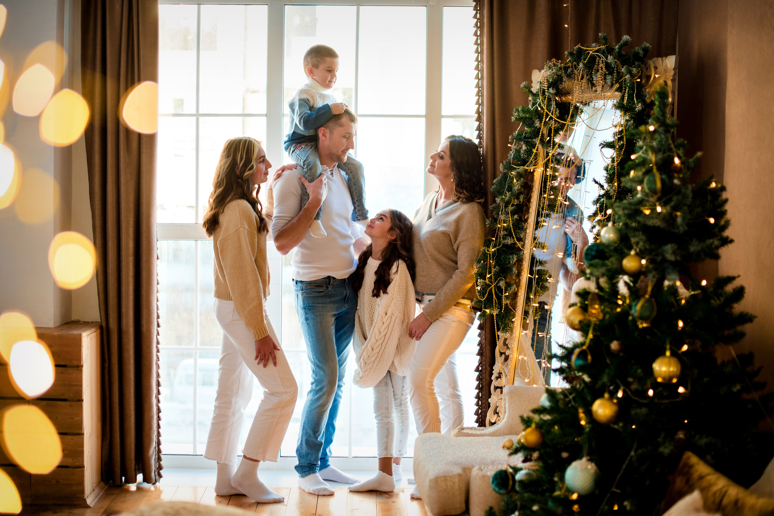 Новогодняя сьемка. Фотограф Анна Качан