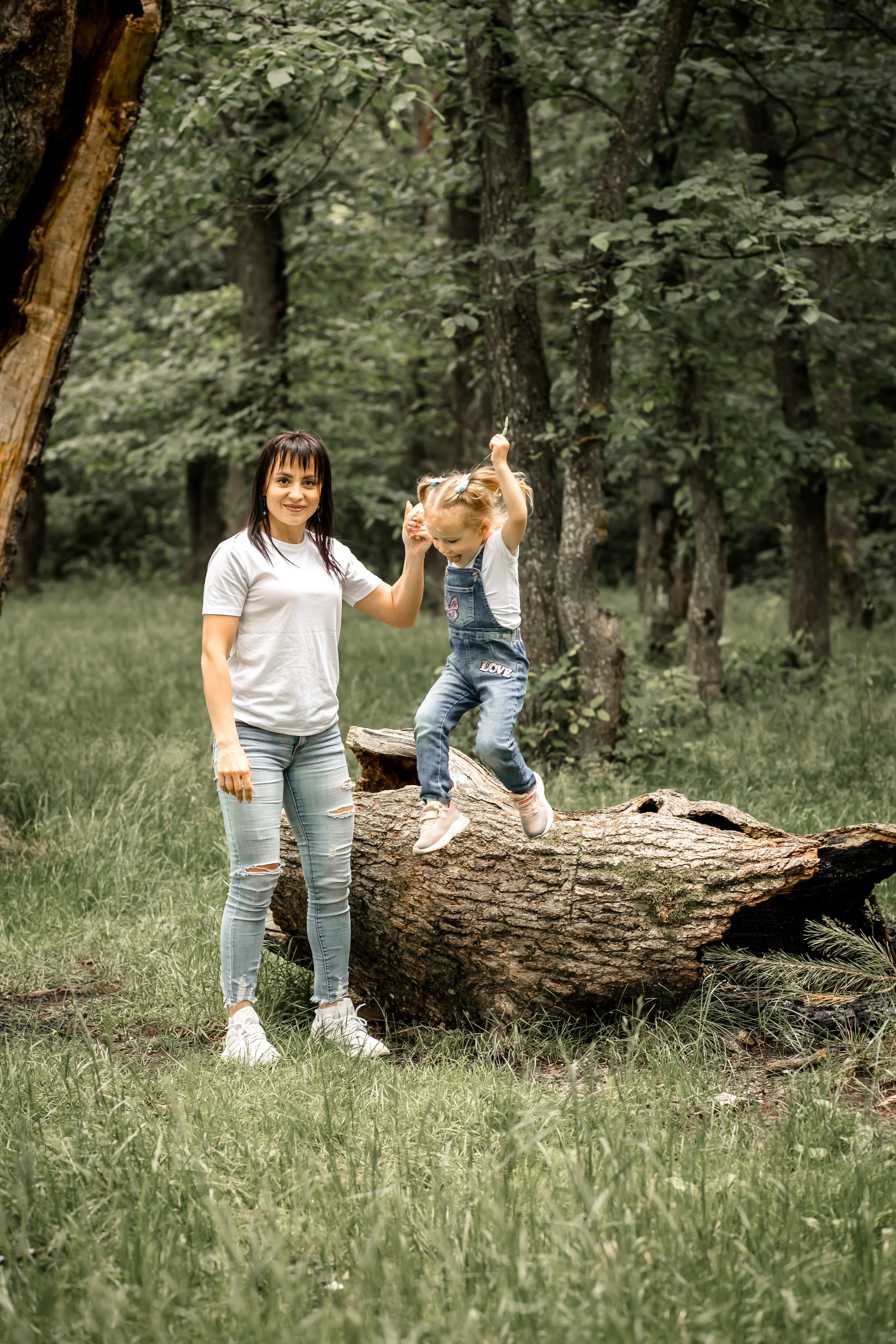 Катя с детками