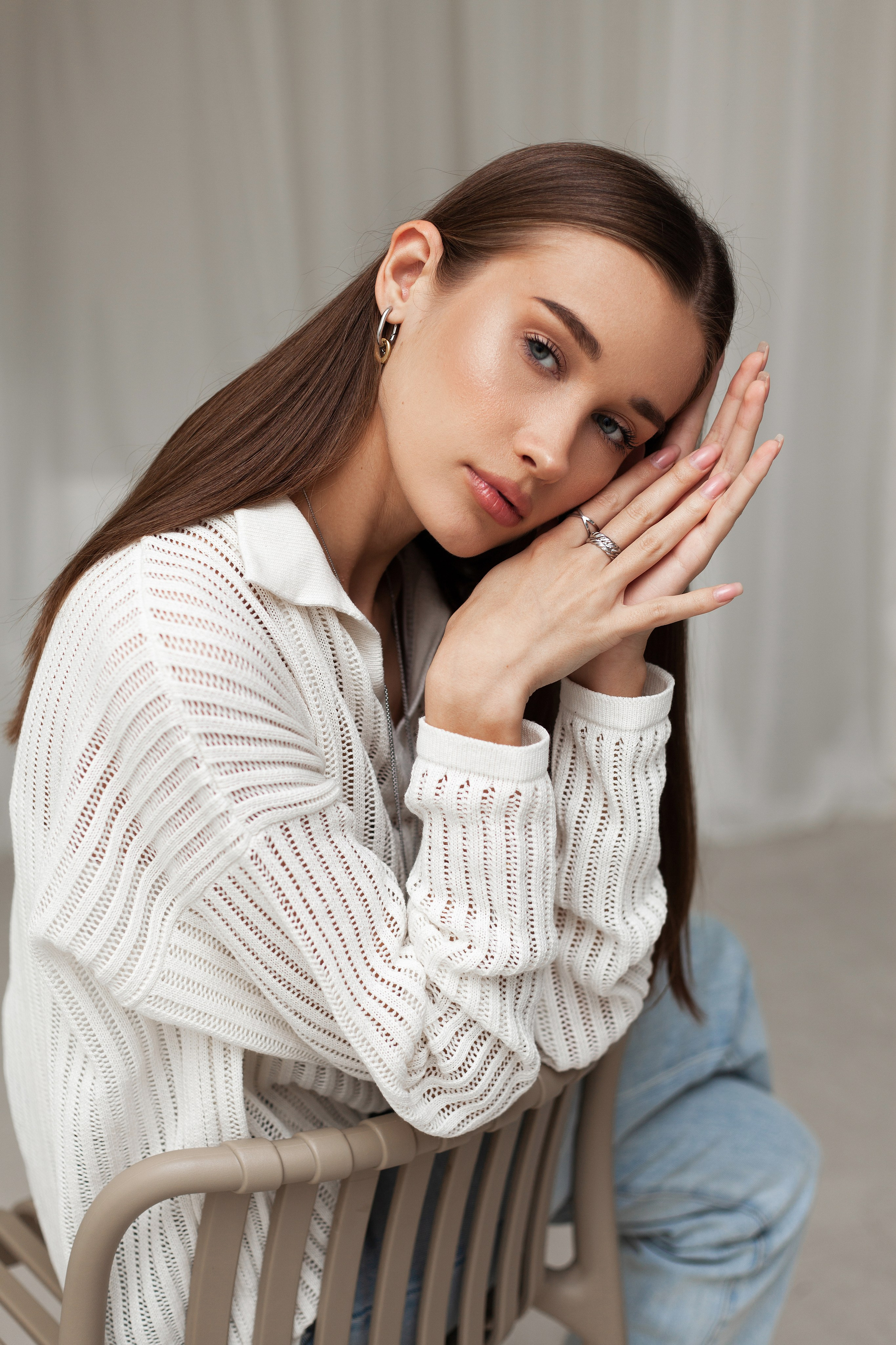 фотосессия для девушки в студии