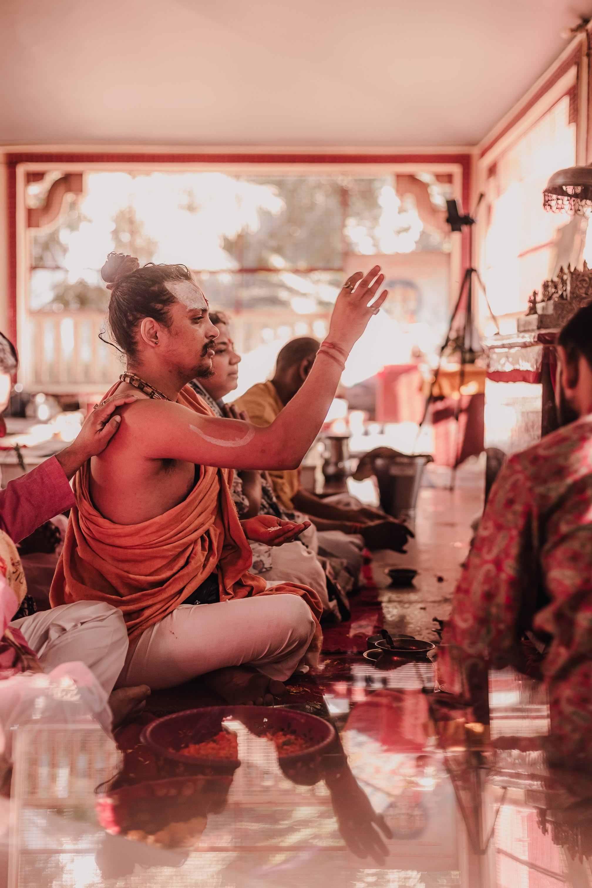 Lakshmi pooja in India. Mariam Bagdasaryan