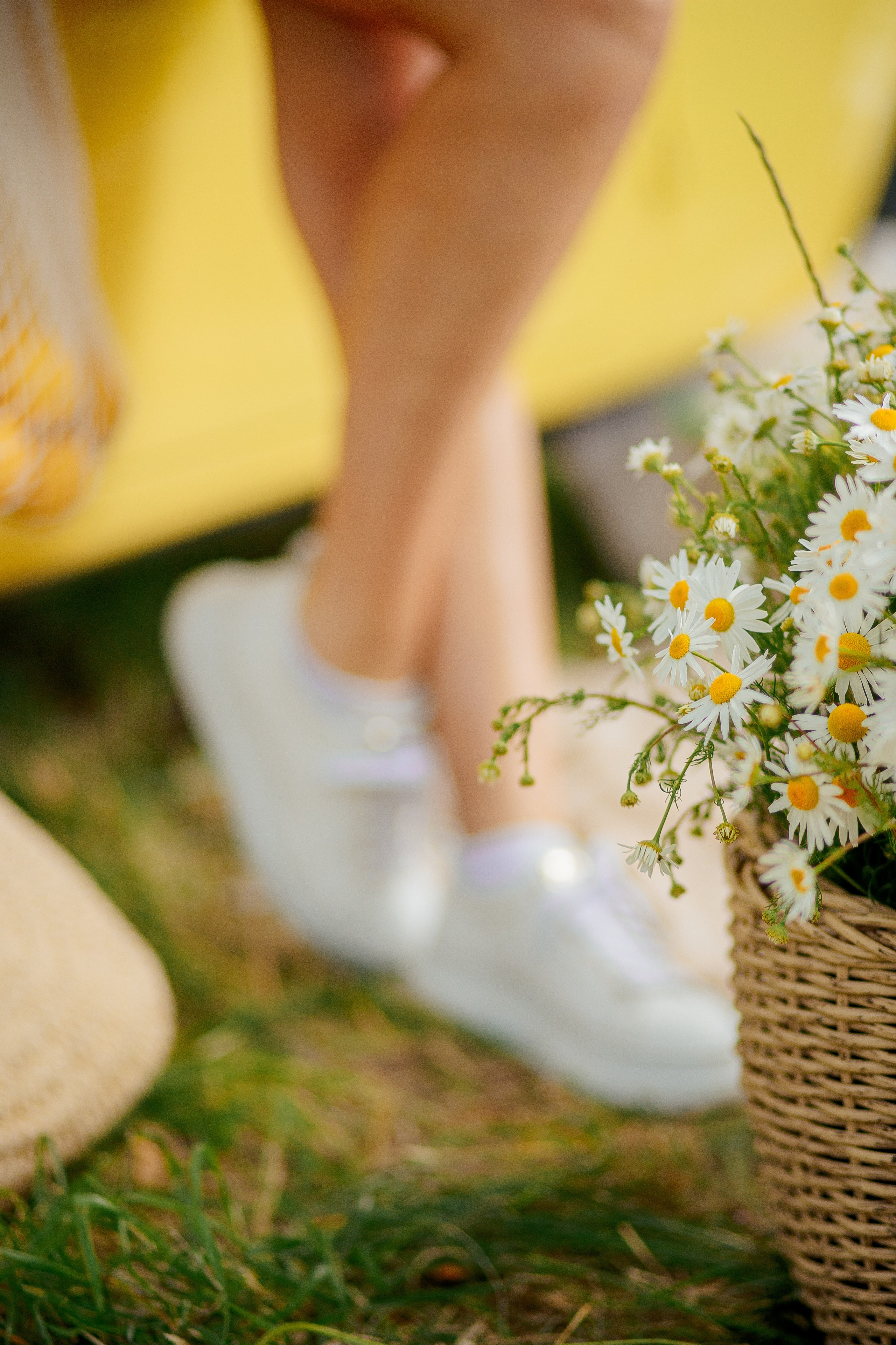 Ретро машинка с ромашками. Семейный детский фотограф. Фотосессия в Минске
