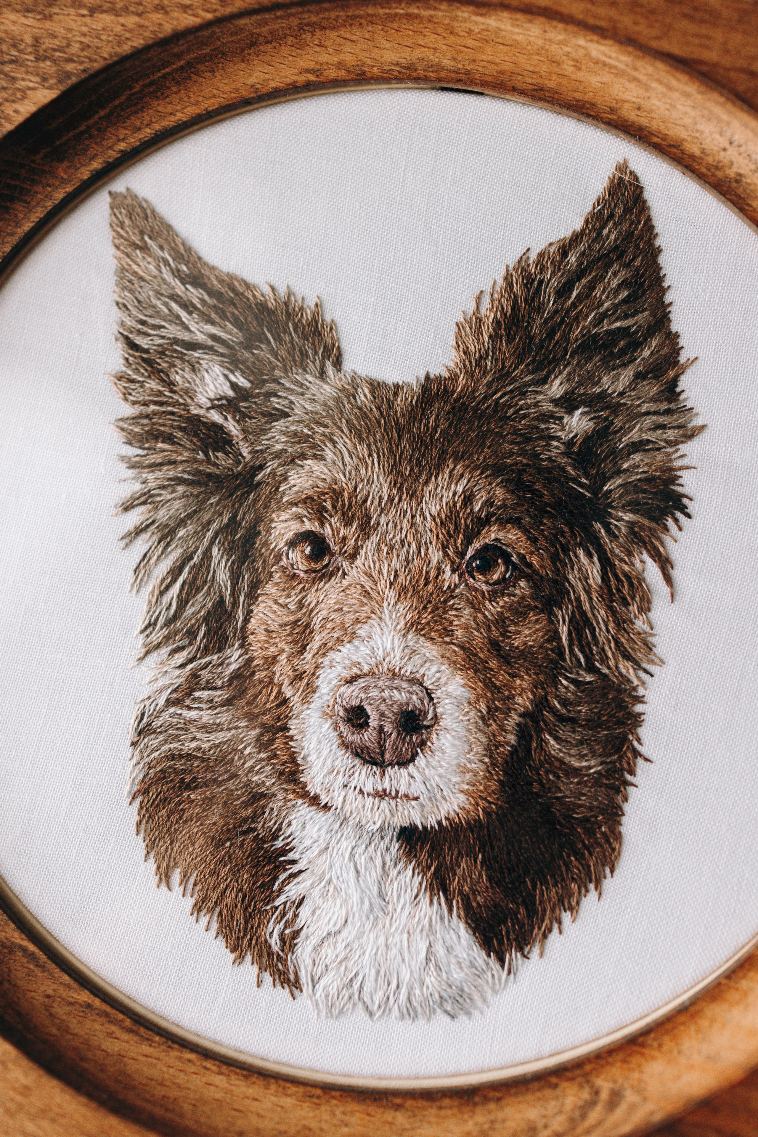 Портфолио. Портретная вышивка питомцев