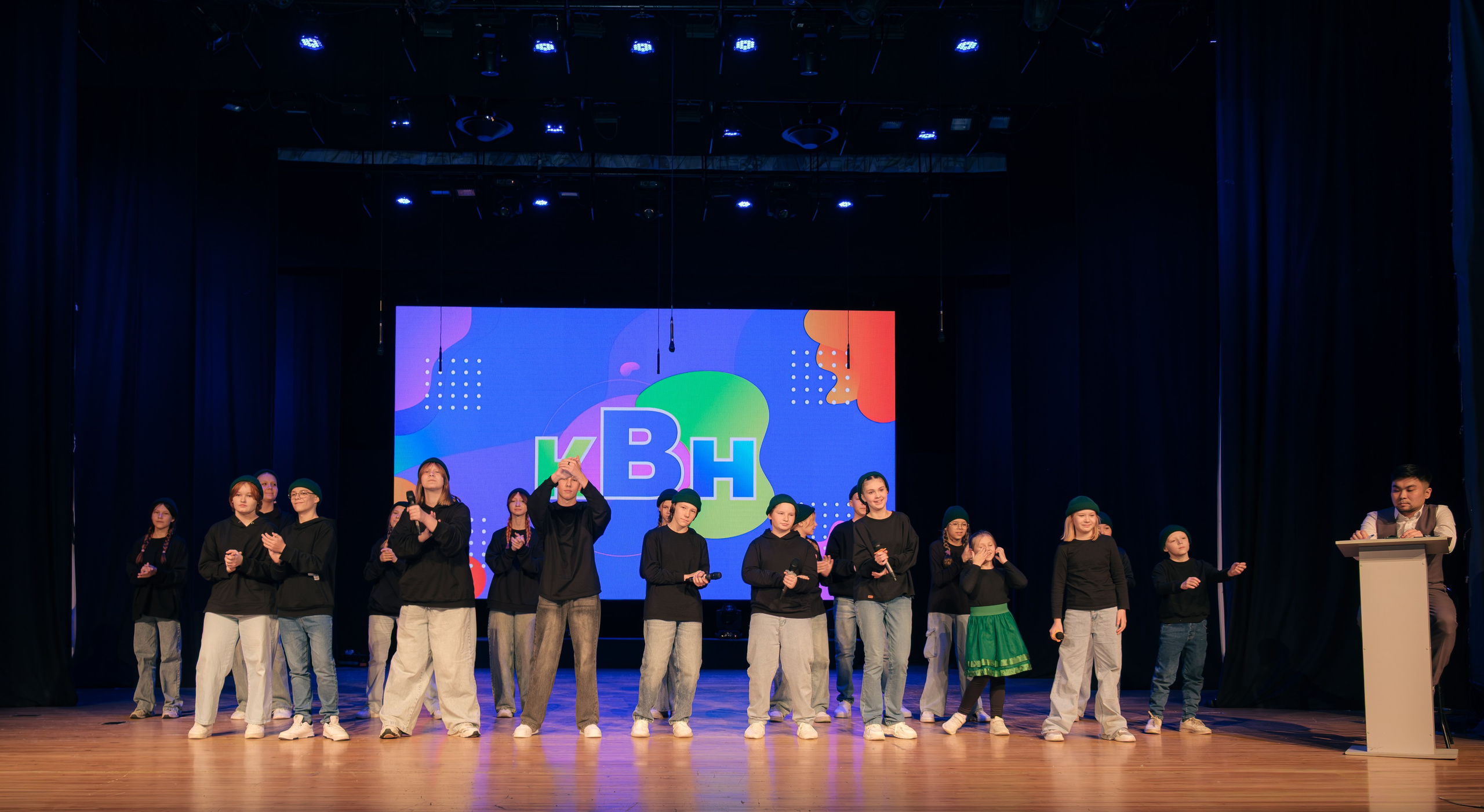 Осенний кубок КВН лиги «Зелёная». Междуреченск. Фотограф — Никита Максимов