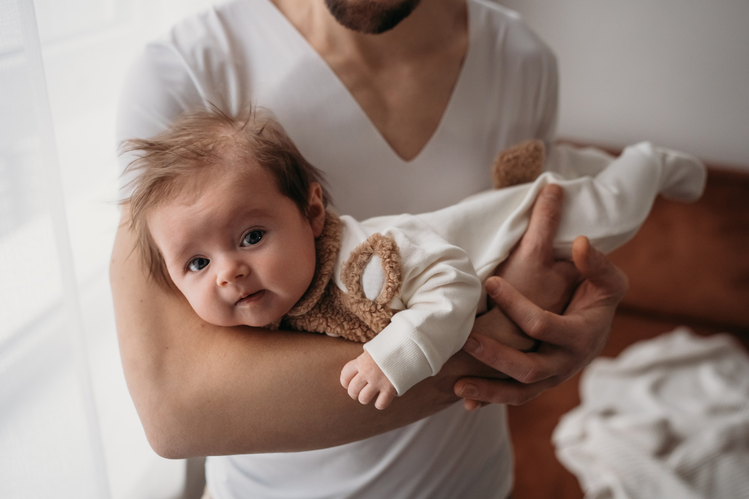 3-4 месяца. Фотограф Новорожденных в Москве. Семейные истории в стиле LIFE