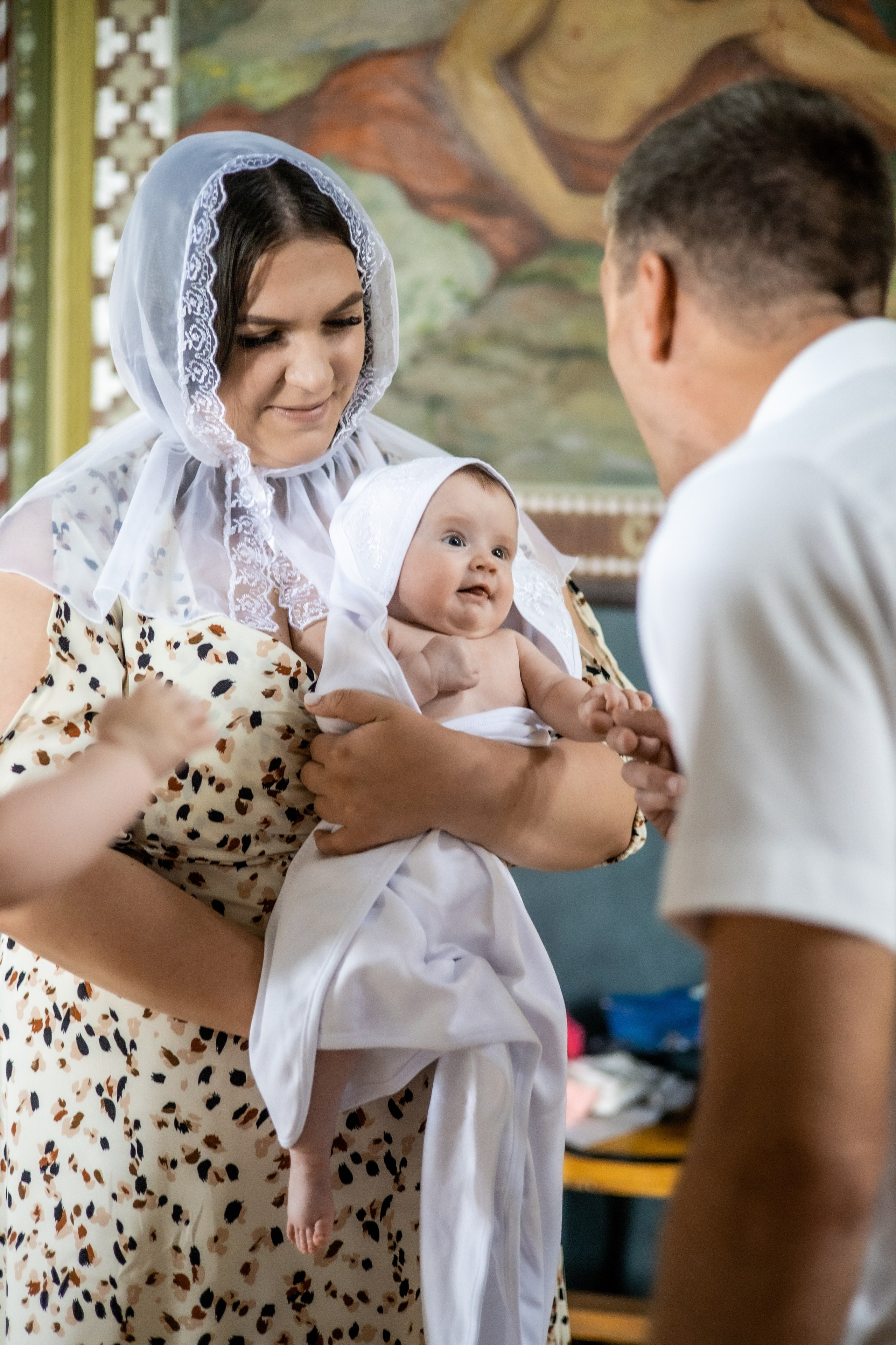 Крещение Ульяны и Вероники. Фотограф Надежда Лукьянова
