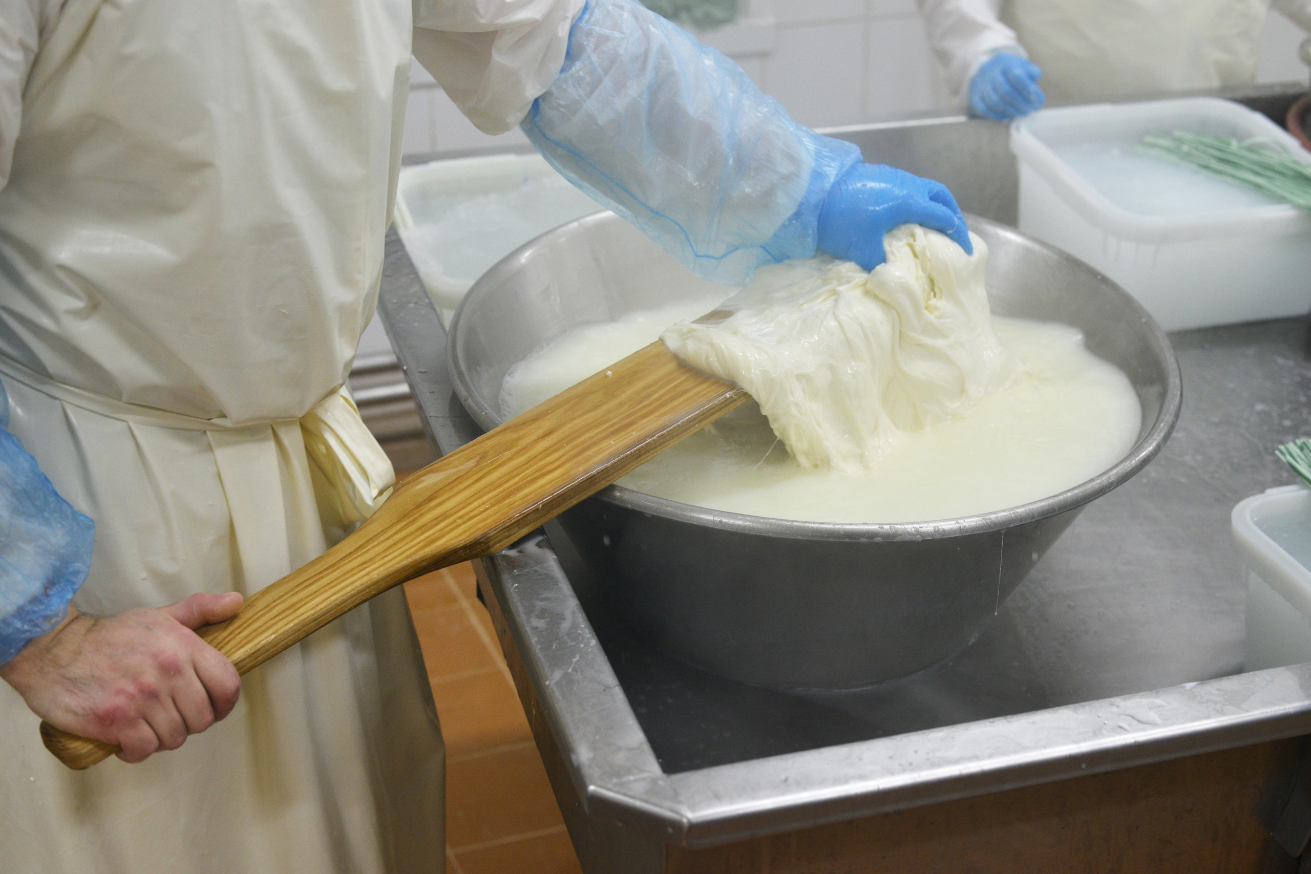 Производство итальянского сыра в Новомосковске. Коммерческая фотосъёмка городской среды, архитектуры и производственных объектов