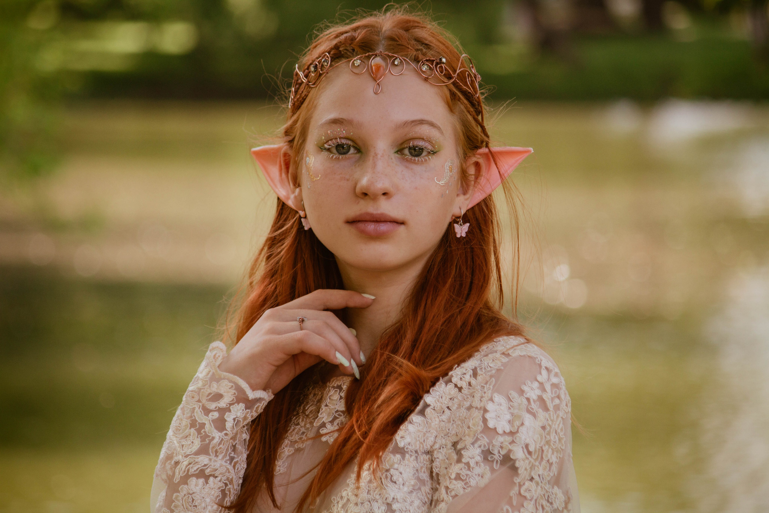 В саду. Создадим шедевр? Виталина и её фотоискусство