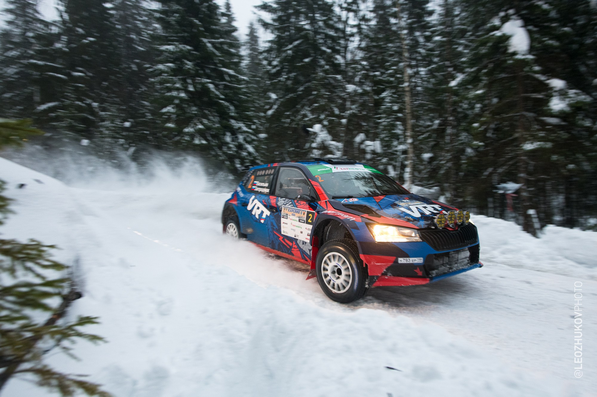 Rally Karelia 2026. Sports photographer Leonid Zhukov