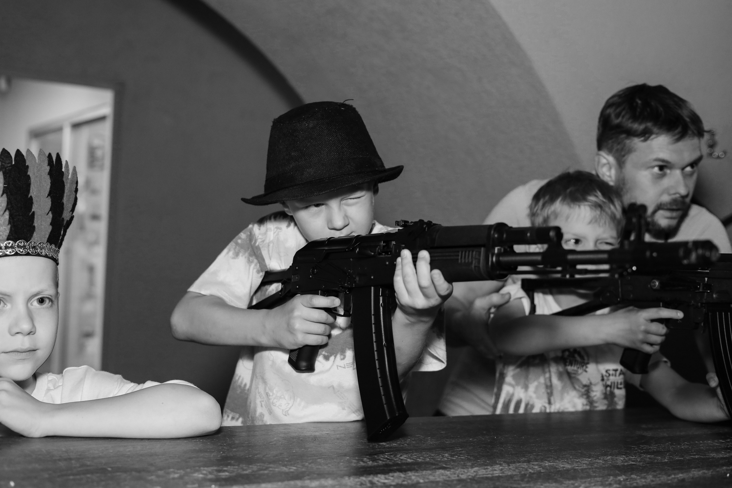 День рождение в стрелковом клубе. Фотограф Надршина Лилия