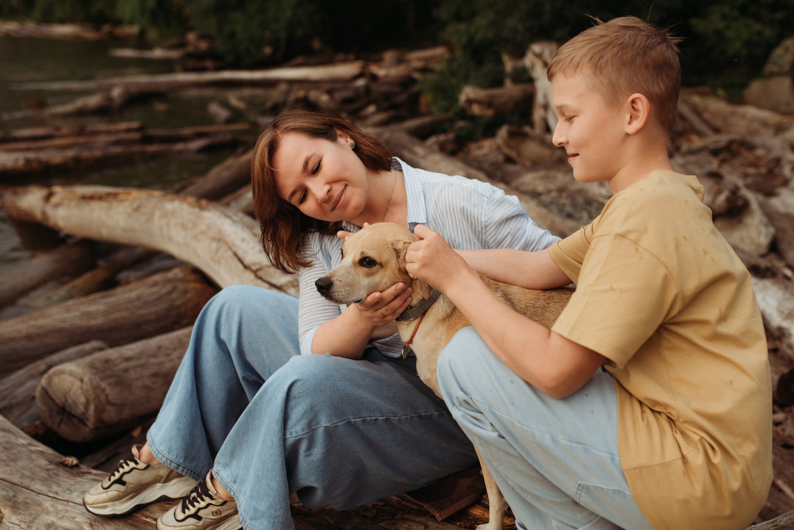 Даша, Самсон и Марсик. Семейный и детский фотограф в Новосибирске и Краснообске — Анна Ким