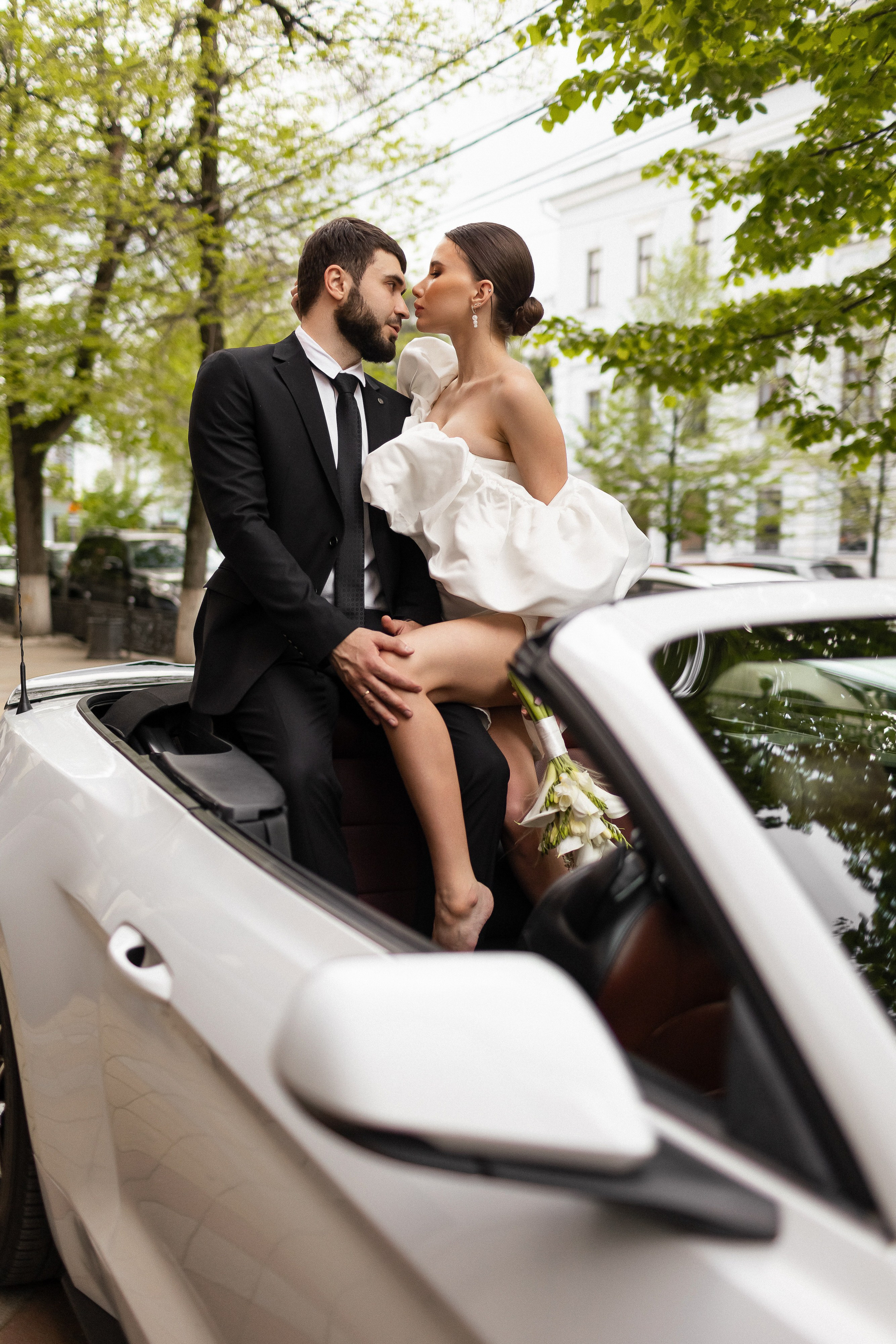 Съёмка с кабриолетом. Арина Тамочкина. Фотограф Краснодарю