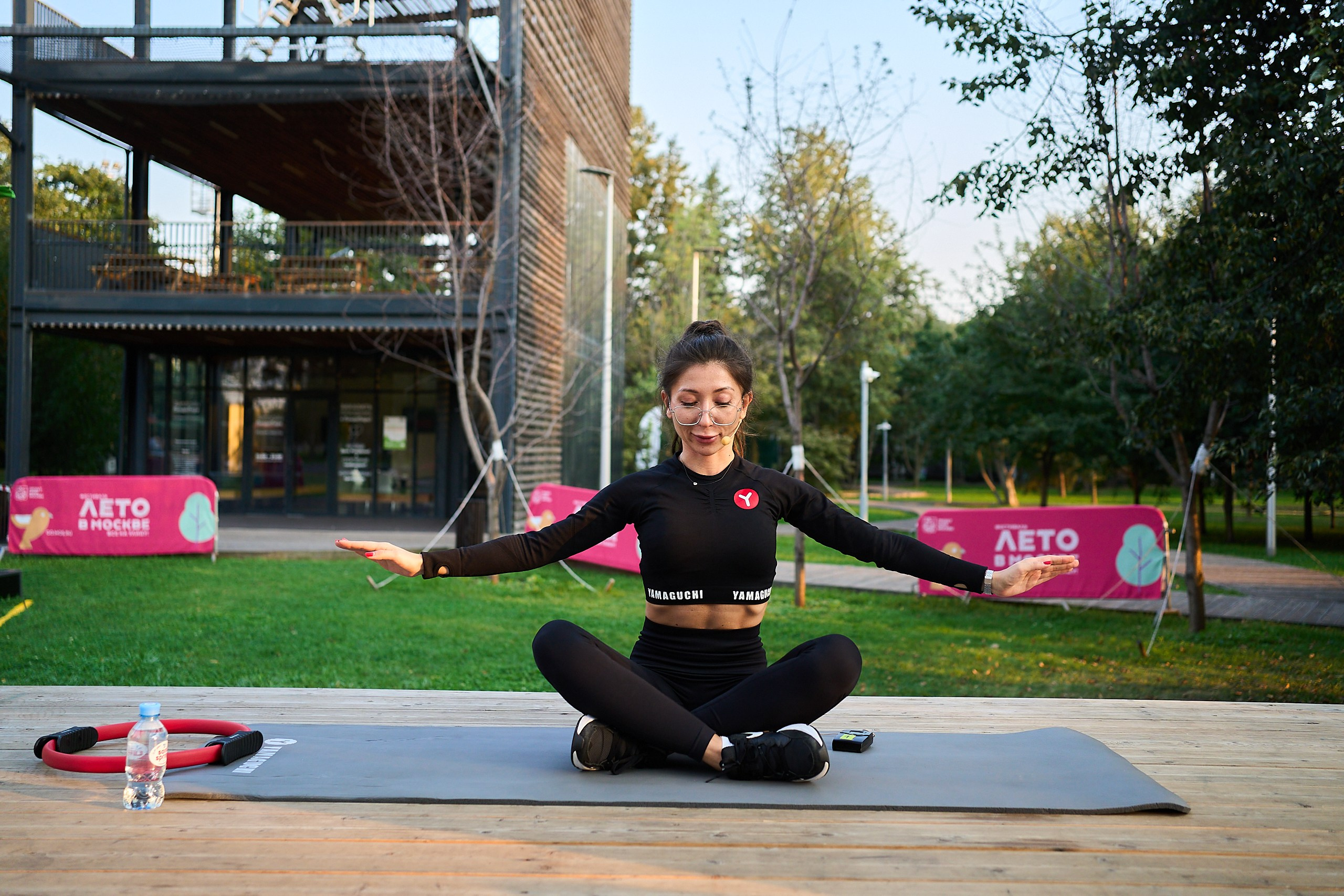 Yamaguchi / открытая тренировка «в стиле Пилатес». Фотограф и Видеограф в Москве. Олег Корушев
