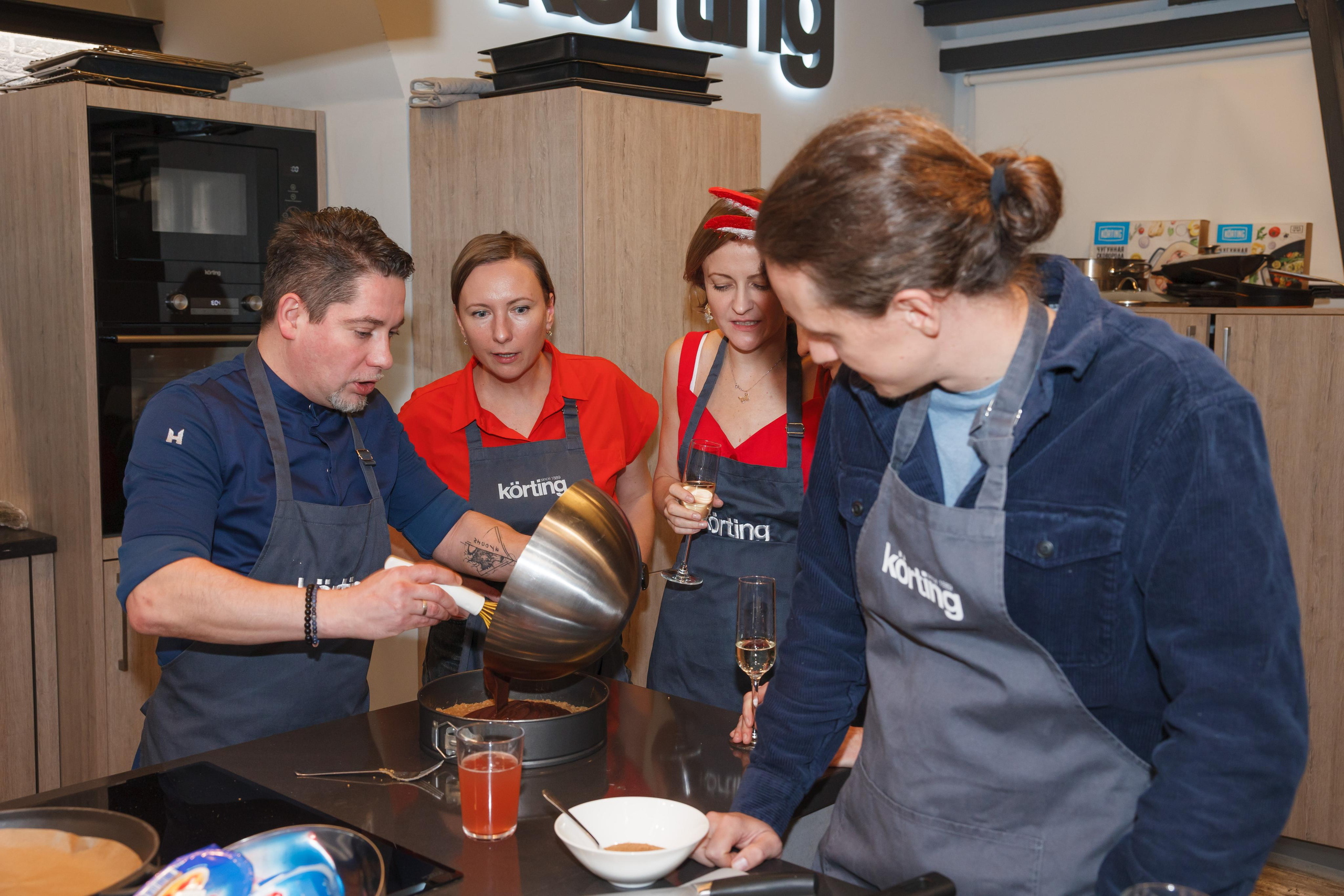 Фотосъемка корпоративного мастер-класса по приготовлению блюд. Свадебный и репортажный фотограф (Москва, Королев и другие)
